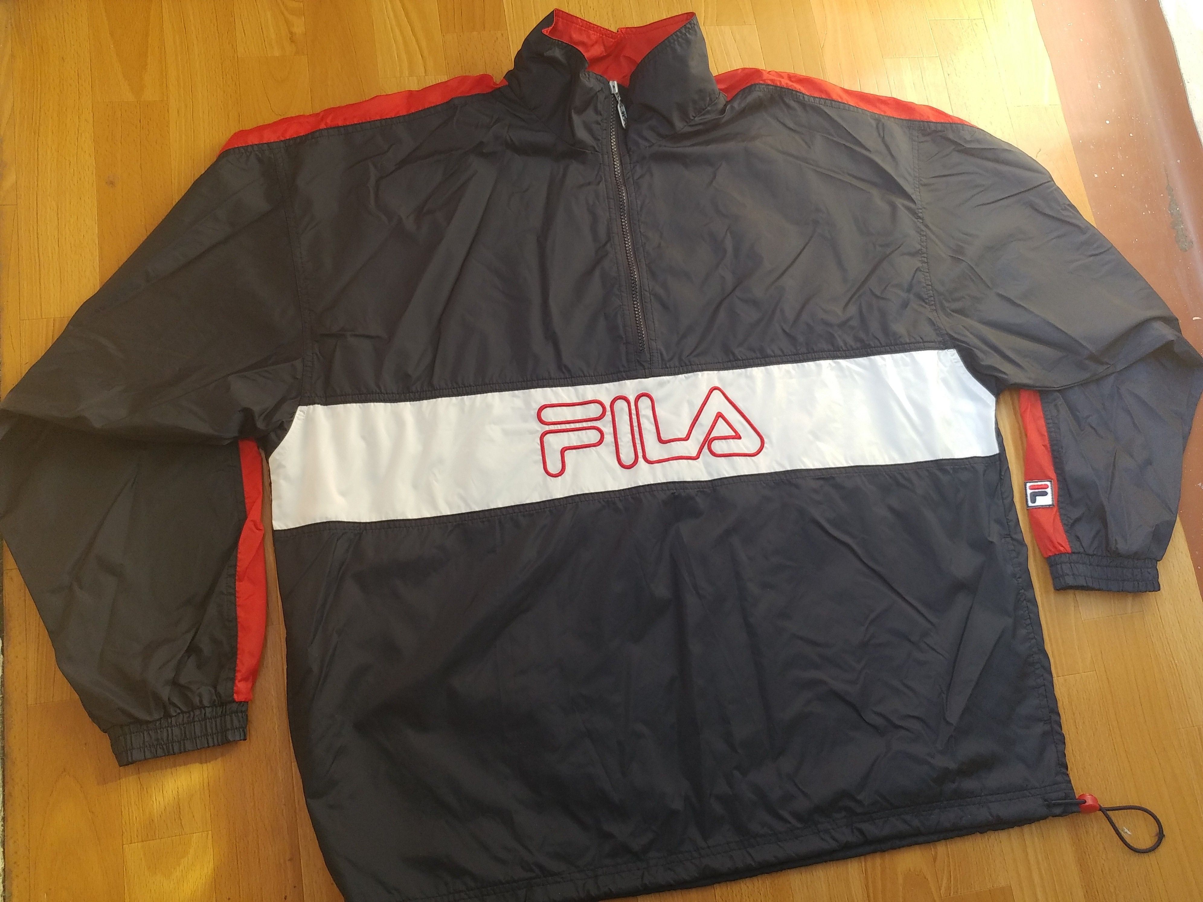 Fila FILA jacket, vintage, 90s hip hop windbreaker skater Y2K XL Size US XL / EU 56 / 4 - 4 Thumbnail