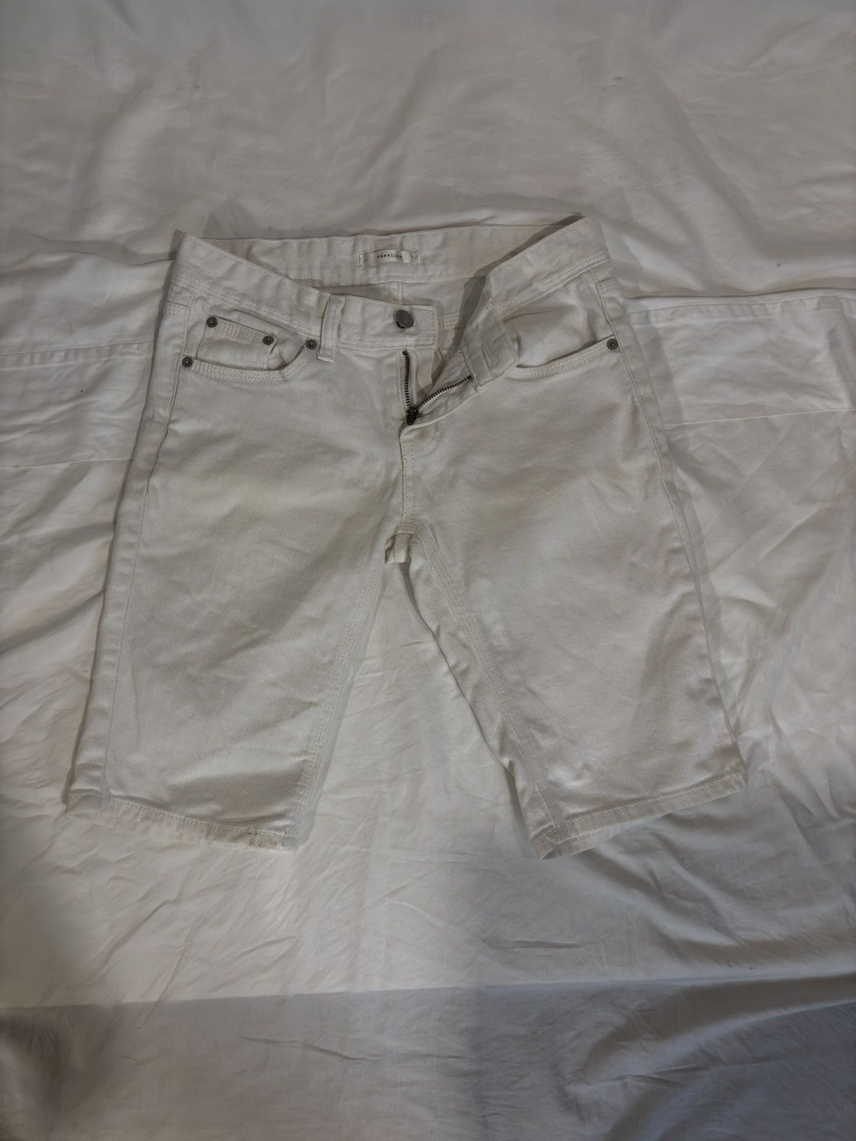 Other White denim Shorts.wp057 Size 28" / US 6 / IT 42 - 10 Thumbnail