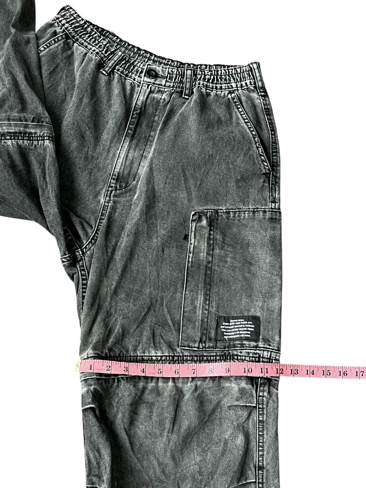 Undercover GU x Undercover Kosmik Noise 2Way Zip Baggy Cargo Pants Size US 32 / EU 48 - 11 Thumbnail