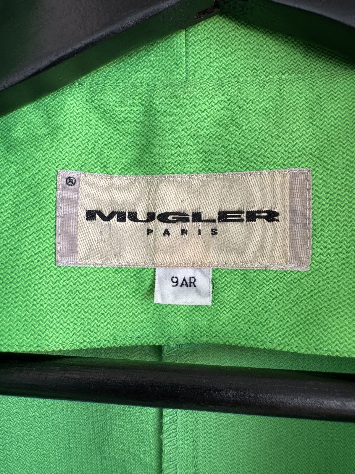 Thierry Mugler Vintage Thierry Mugler Paris Vibrant Green Jacket Size M / US 6-8 / IT 42-44 - 11 Thumbnail