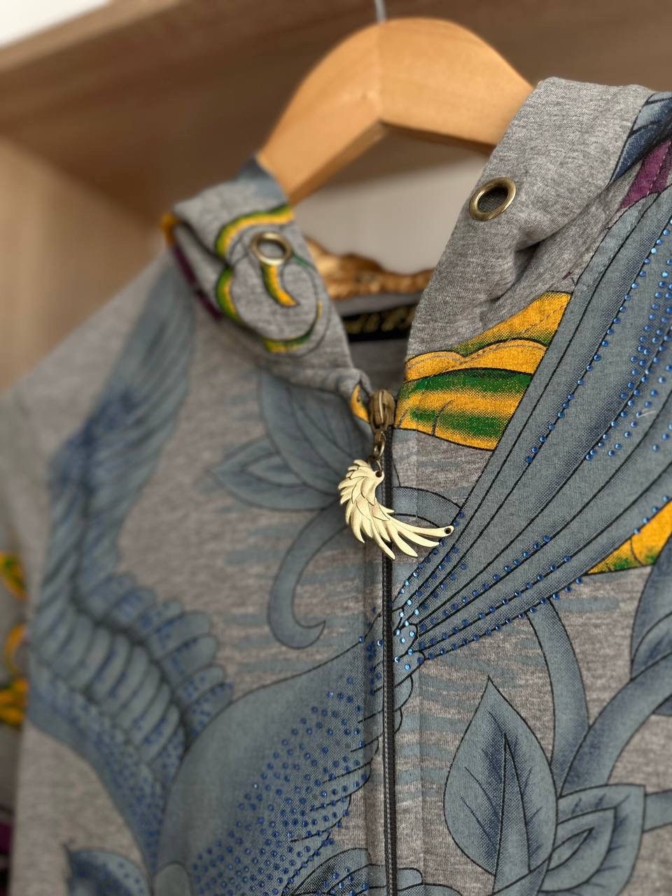 Christian Audigier × Ed Hardy × Vintage Vintage Ed Hardy Christian Audigier Style Hoodie Size S / US 4 / IT 40 - 10 Thumbnail