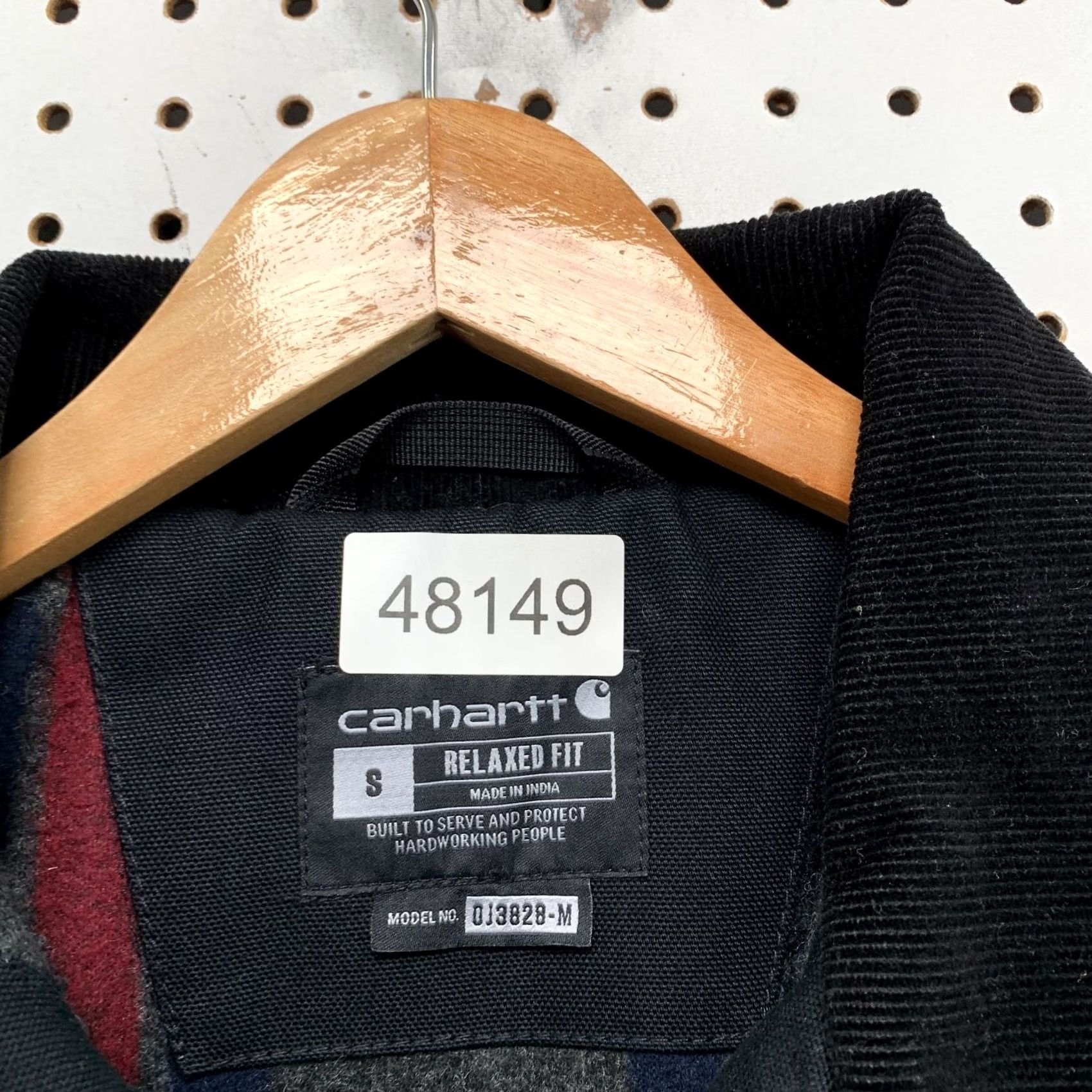 Carhartt Carhartt Detroit Canvas Jacket Mens Small Black Flannel Lined Workwear Size US S / EU 44-46 / 1 - 3 Thumbnail