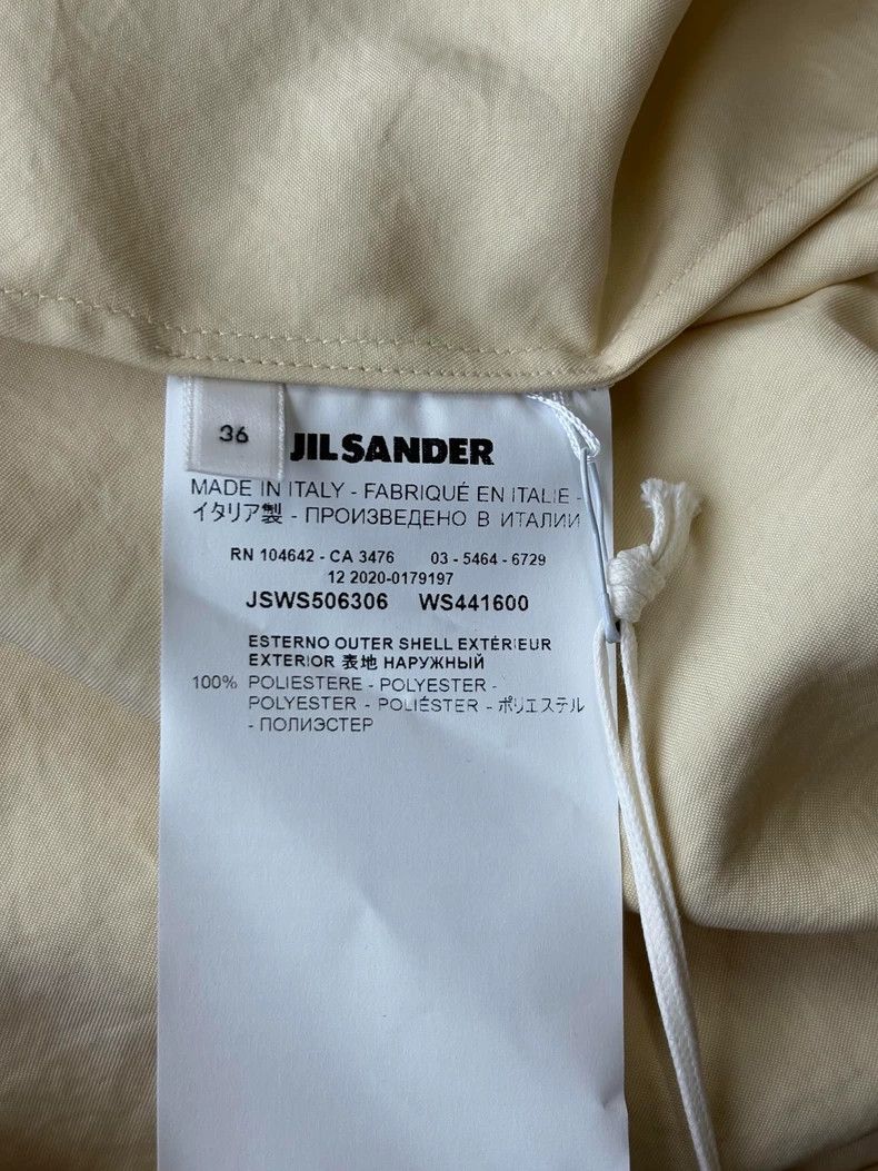 Jil Sander Jil Sander Yellow satin sleeveless long dress Size XXS / US 00 / IT 34 - 7 Thumbnail