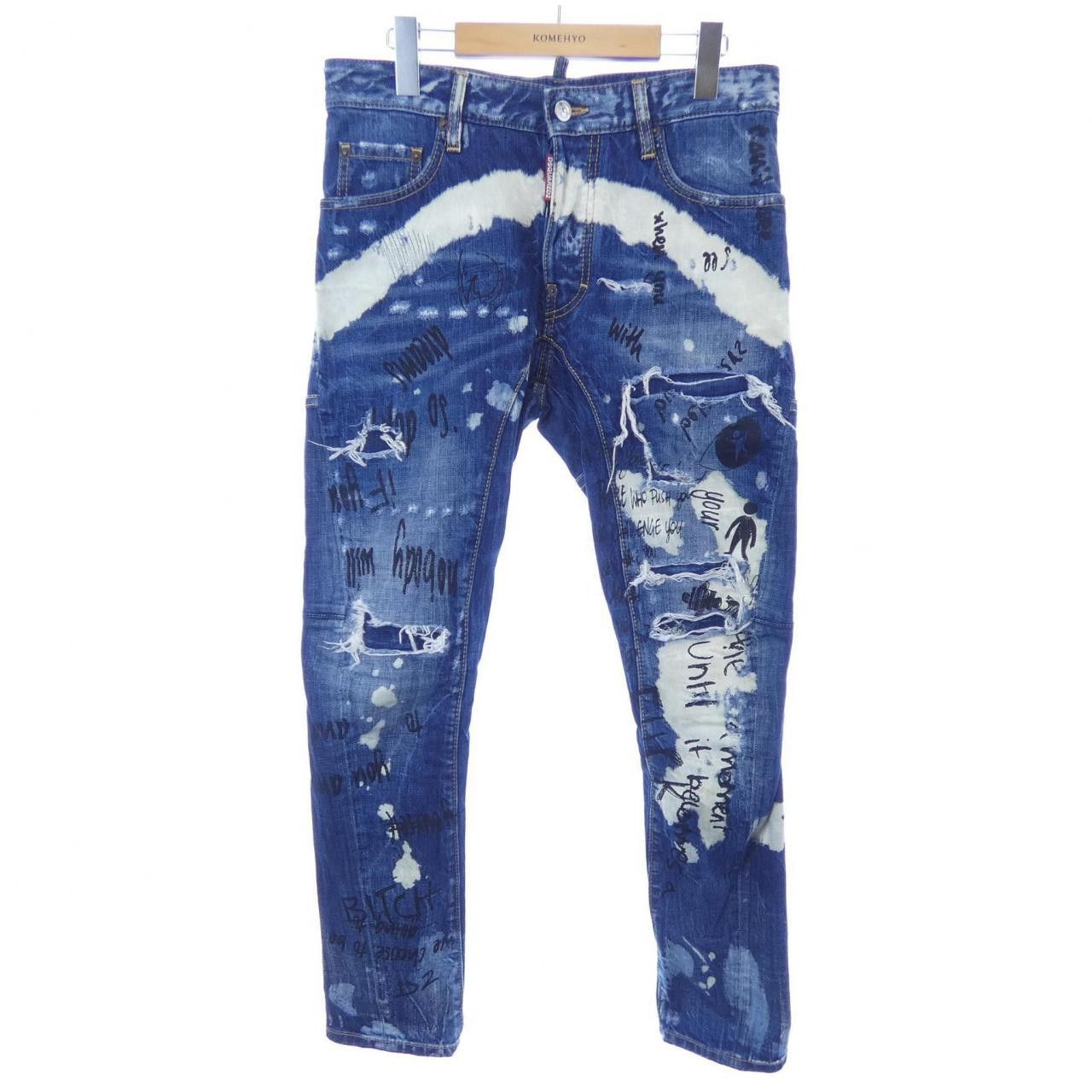 Dsquared2 Dsquared2 Dsquared2 Jeans Textile Jeans S74LB0245 DUTY FREE for USA Size ONE SIZE - 1 Thumbnail