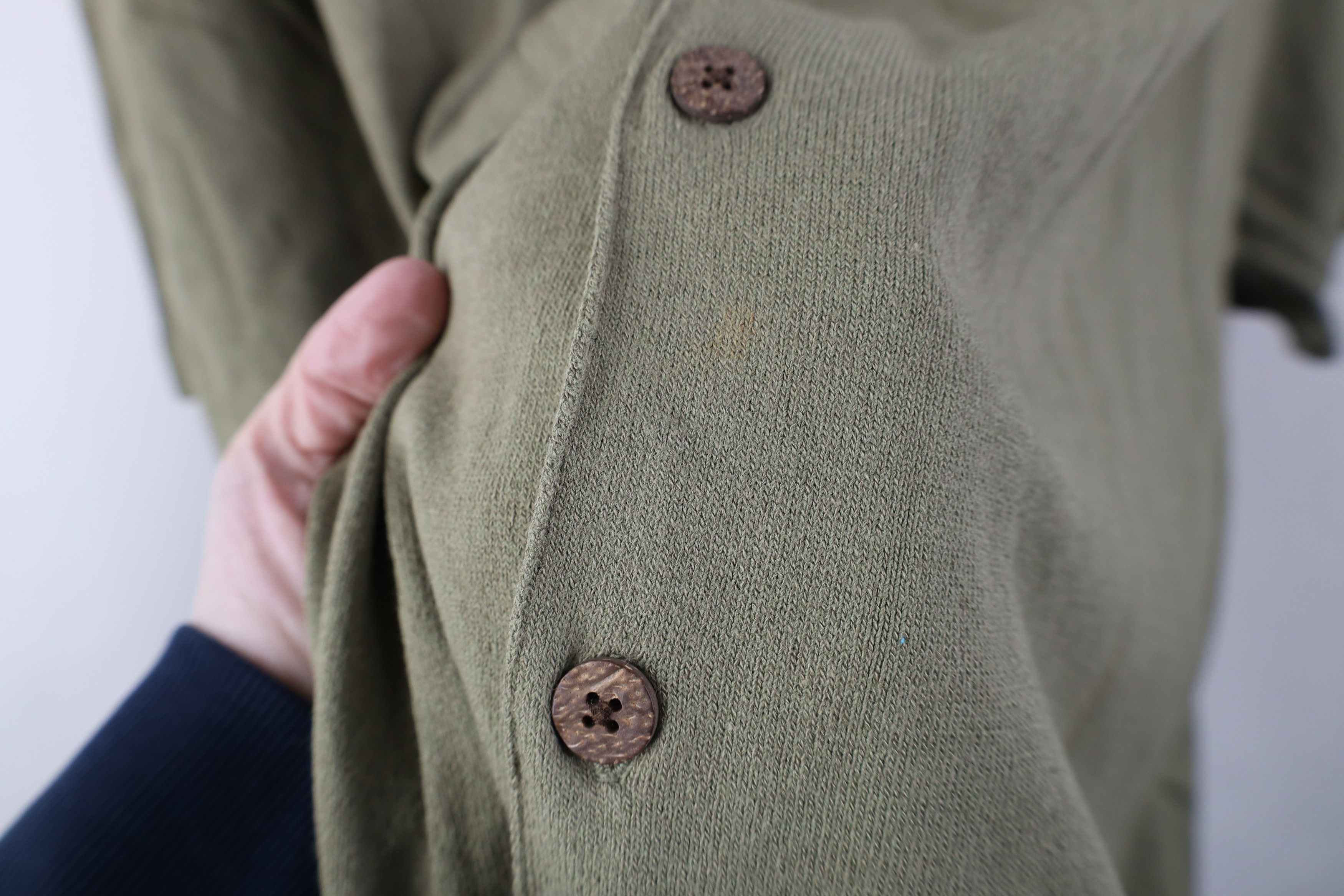 Tommy Bahama Vintage Tommy Bahama Blend Knit Looped Collar Button Shirt Size US L / EU 52-54 / 3 - 6 Thumbnail
