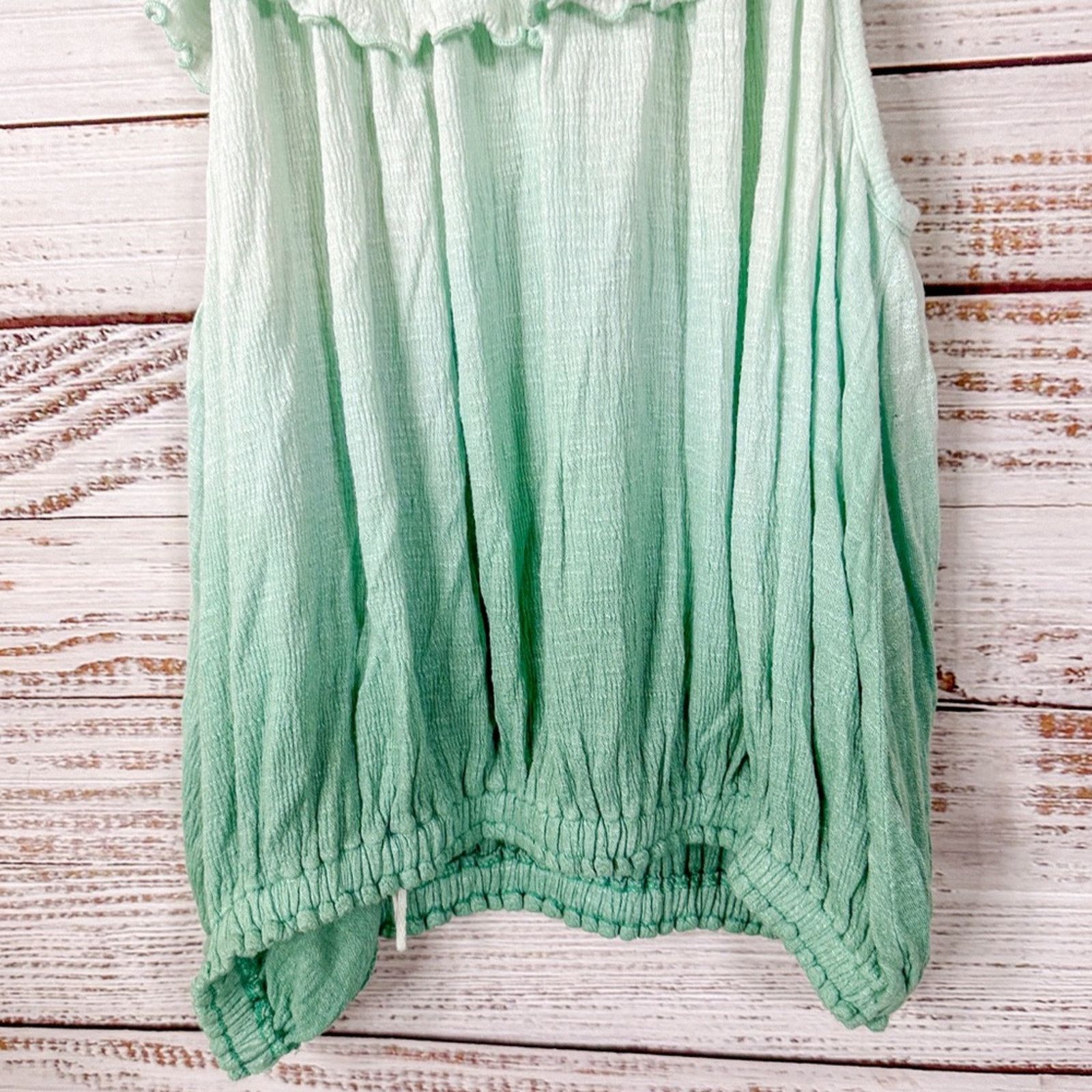 Free People Free People Cora Lee Off the Shoulder Ombré Top, EUC, Medium Size M / US 6-8 / IT 42-44 - 13 Thumbnail
