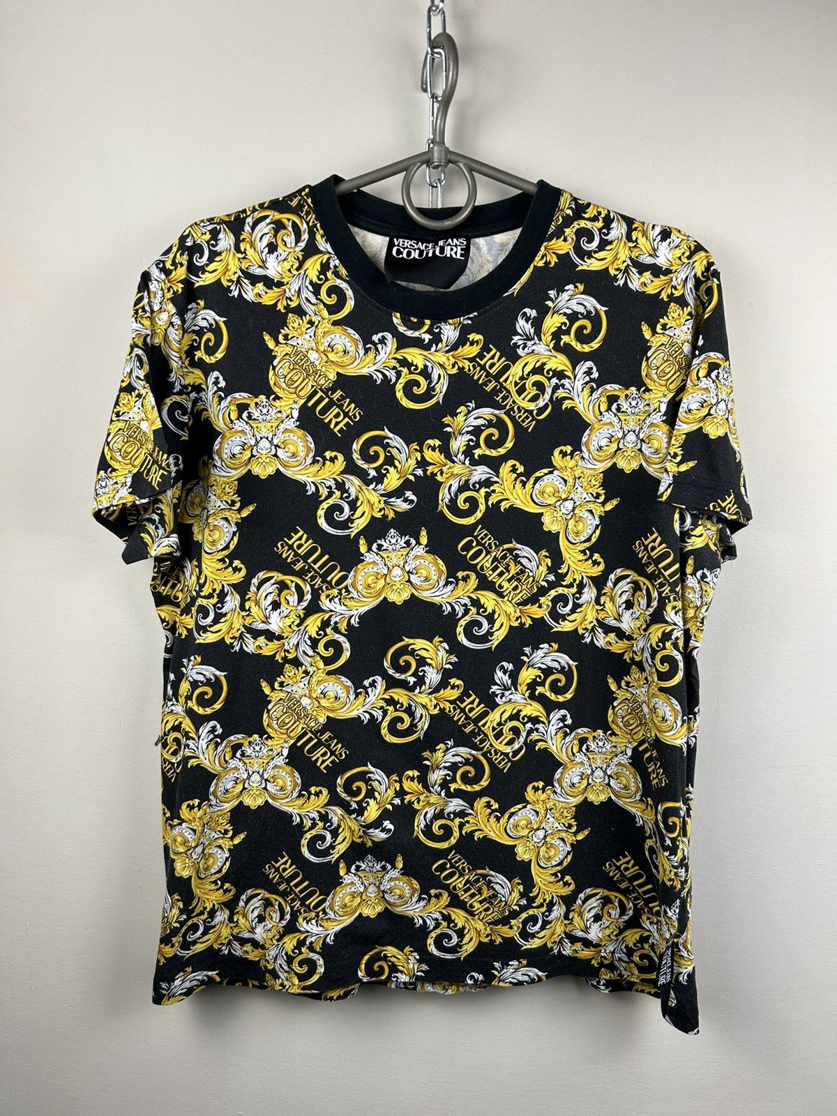 Versace Versace Jeans Couture Monogram Logo T shirt Size L / US 10 / IT 46 - 1 Thumbnail