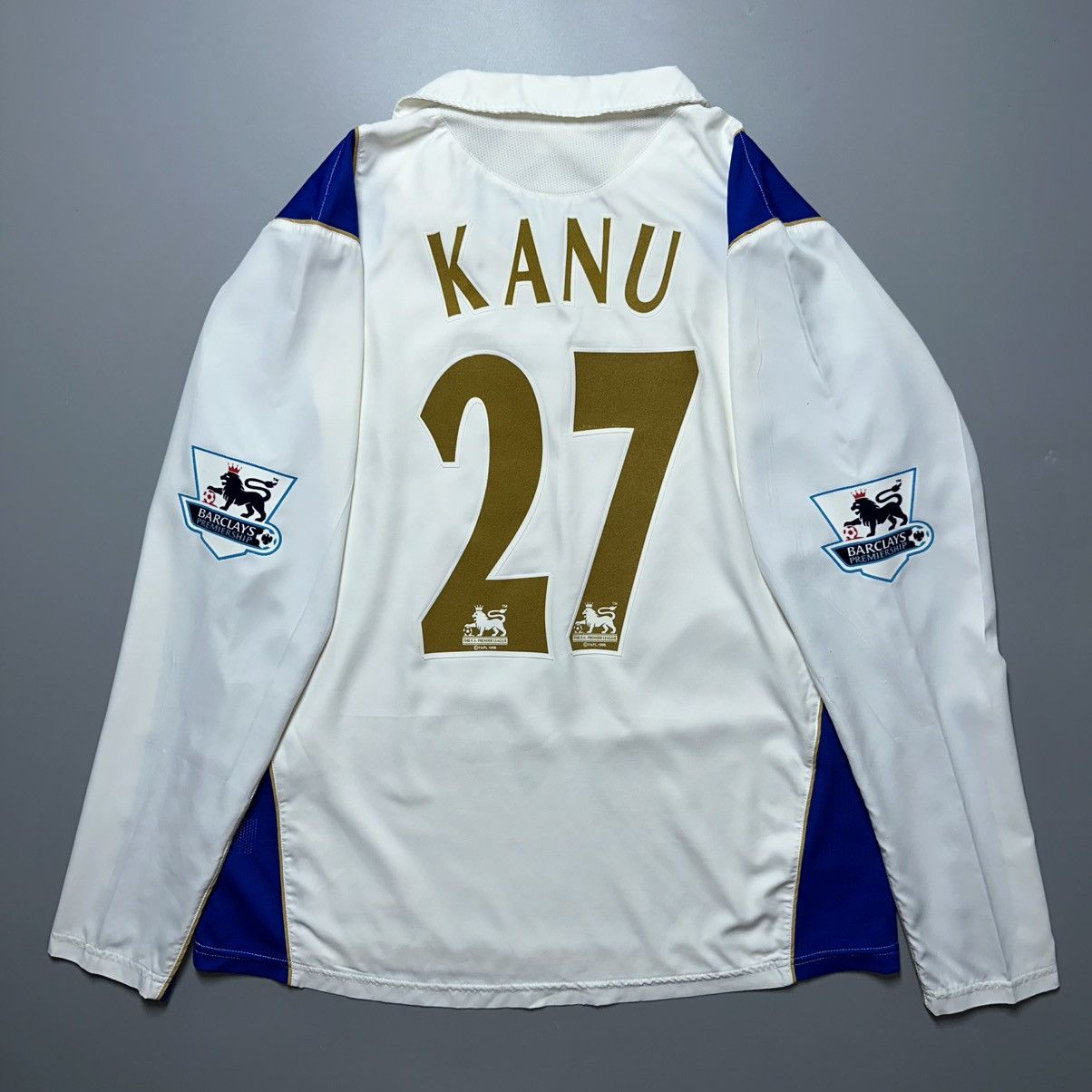 Vintage PORTSMOUTH JAKO 2006/2007 FOOTBALL AWAY JERSEY #27 KANU Size US L / EU 52-54 / 3 - 1 Thumbnail