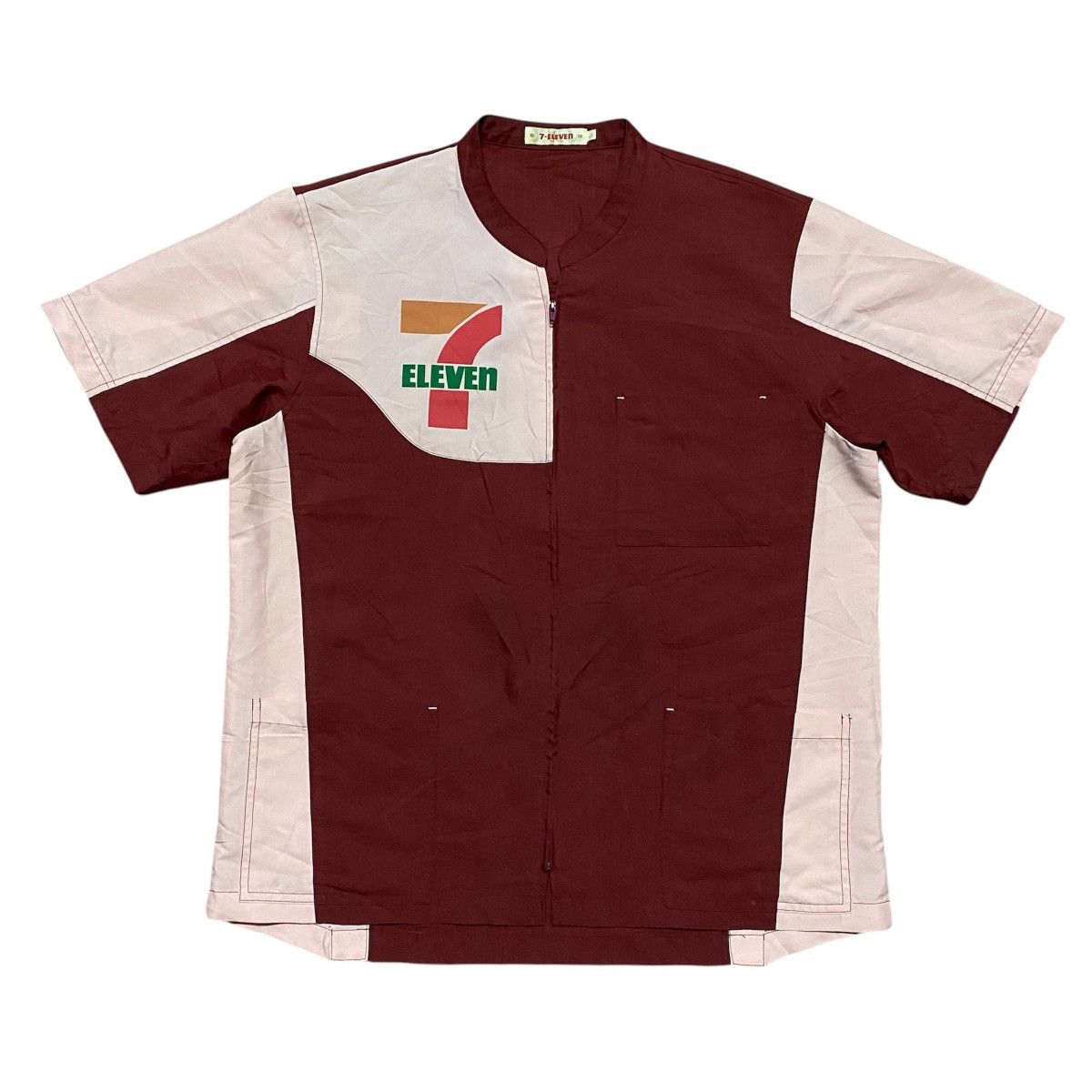 Japanese Brand × Vintage Rare‼️🔥Vintage 7-Eleven Detachable Uniform Workers Jacket Size US M / EU 48-50 / 2 - 1 Thumbnail