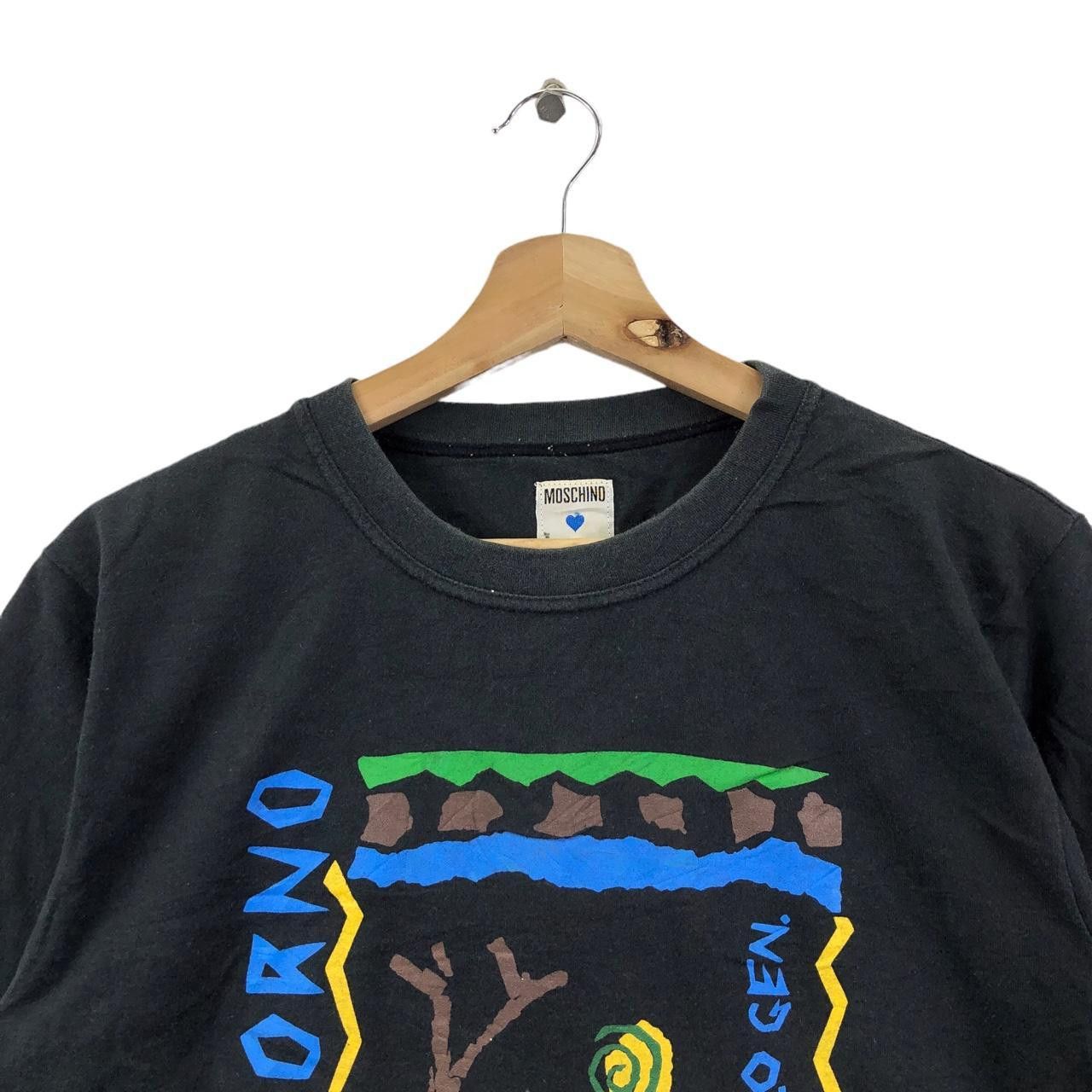 Moschino Vtg MOSCHINO JEANS CAPRICORNO Tee Size M / US 6-8 / IT 42-44 - 2 Thumbnail