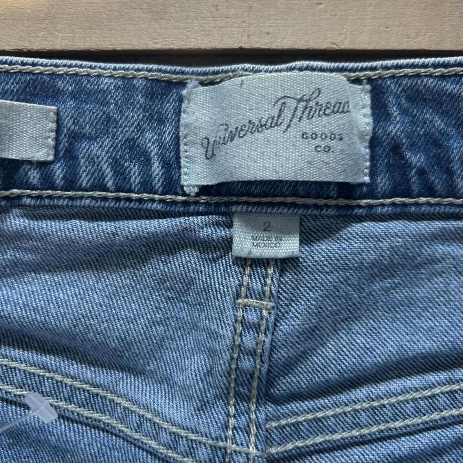Other Vintage y2k Baggy blue wide leg denim jeans Size 2 Size 26" / US 2 / IT 38 - 3 Thumbnail