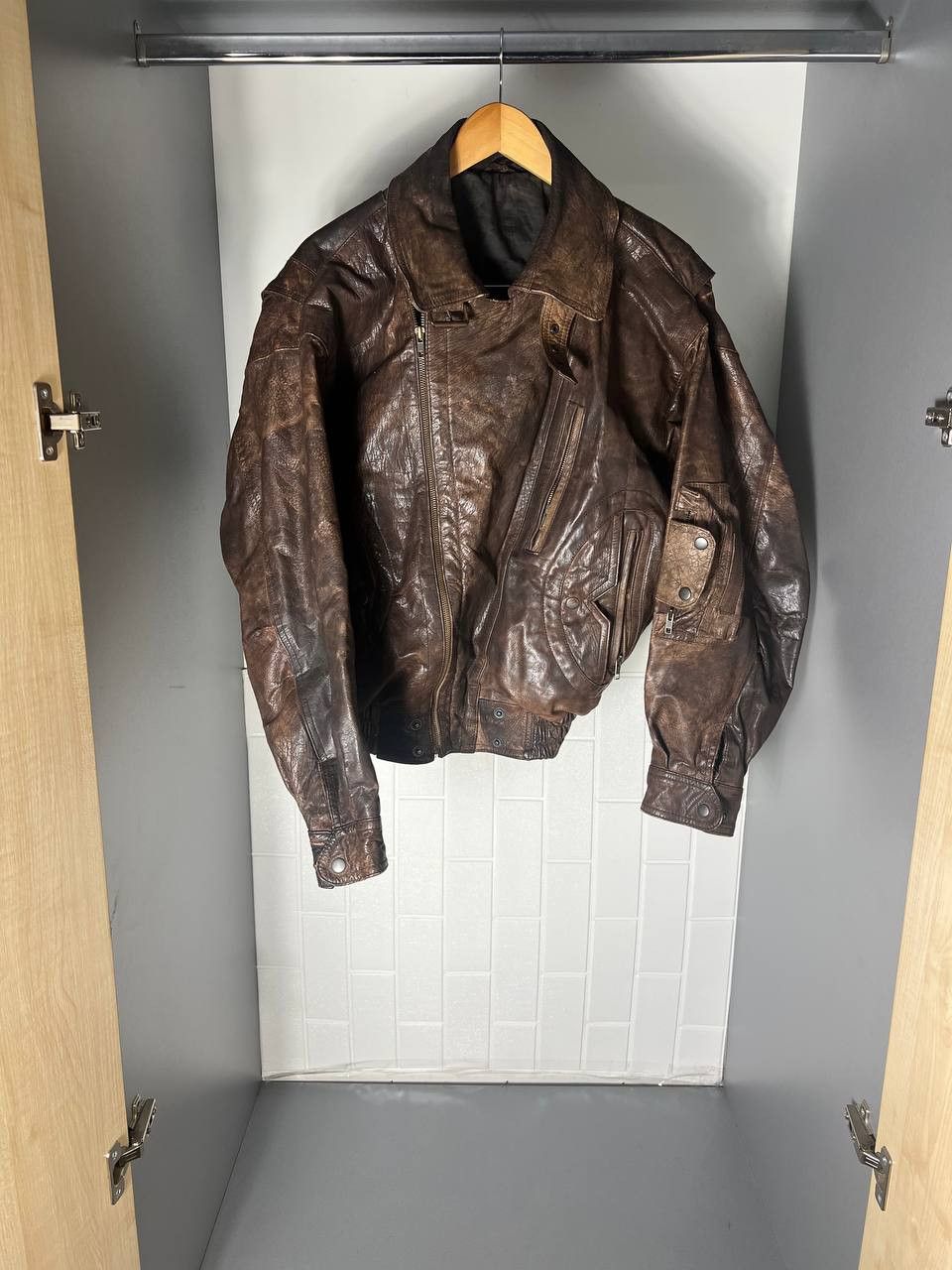 Genuine Leather VINTAGE GENUINE LEATHER JACKET RETRO COWBOY JAPANESE Y2K 90s Size US M / EU 48-50 / 2 - 2 Thumbnail