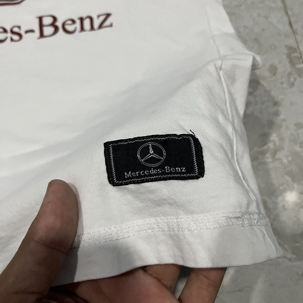 Mercedes-Benz Vintage Y2K Mercedes-Benz White T-shirt Size US S / EU 44-46 / 1 - 4 Thumbnail
