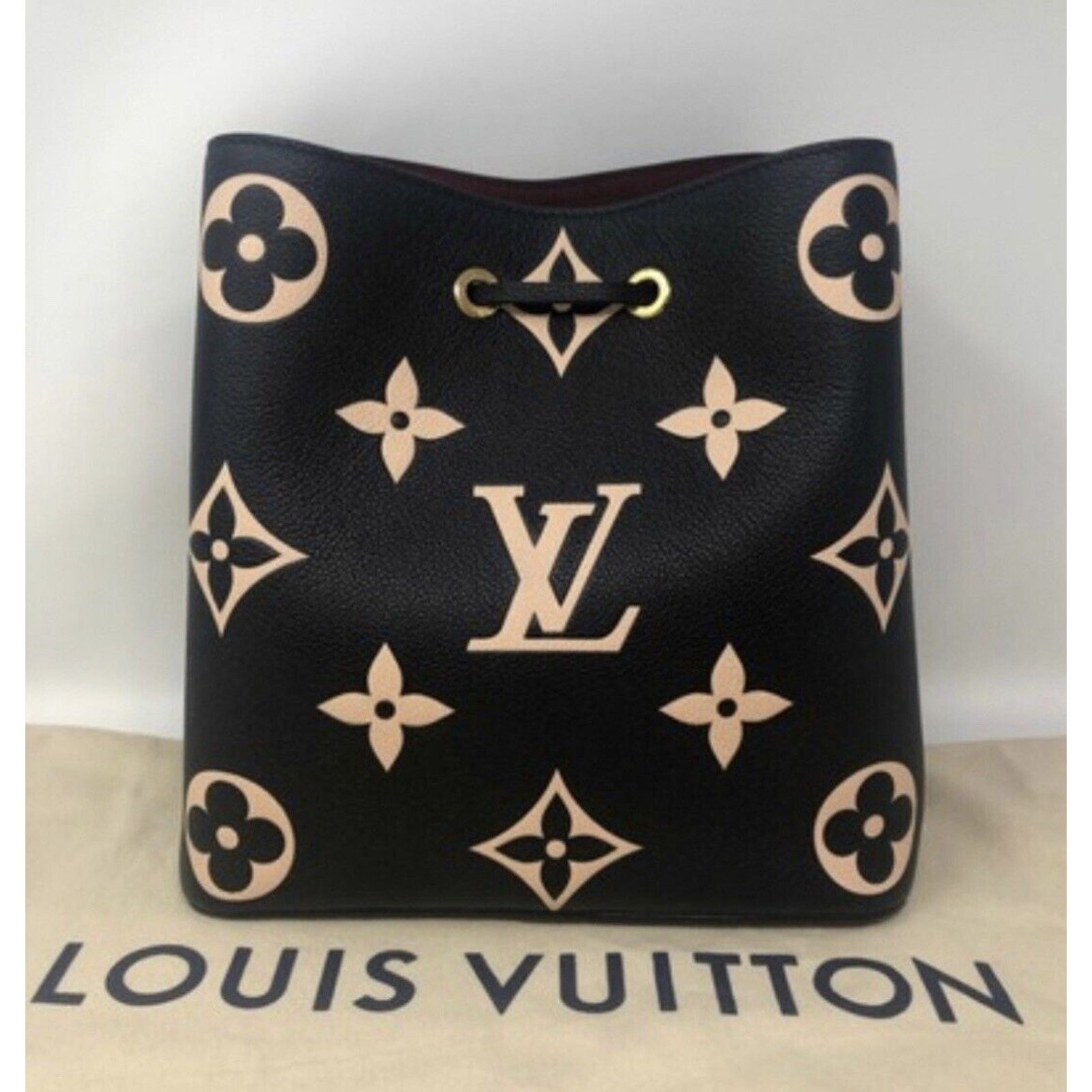 Louis Vuitton Louis Vuitton NéoNoé Shoulder Bag MM Black Leather Size ONE SIZE - 6 Thumbnail