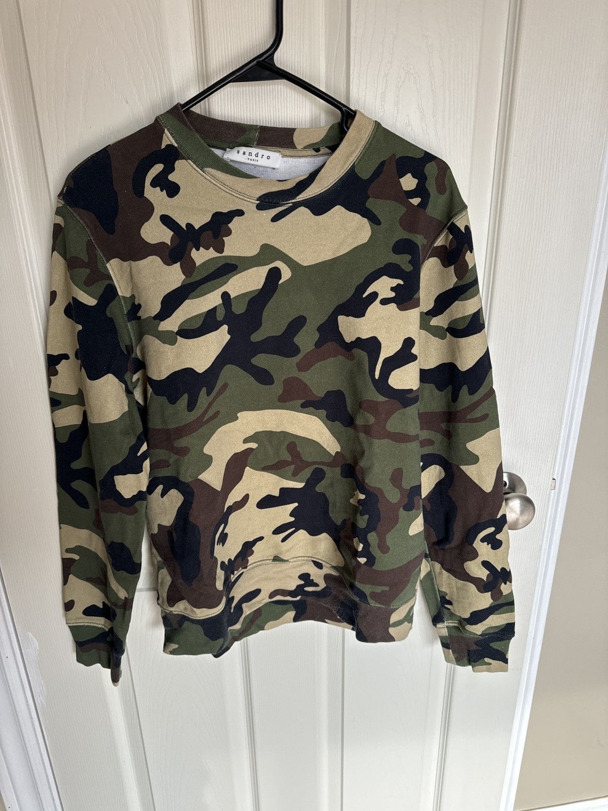 Sandro Sandro camo sweatshirt size S Size US S / EU 44-46 / 1 - 2 Thumbnail