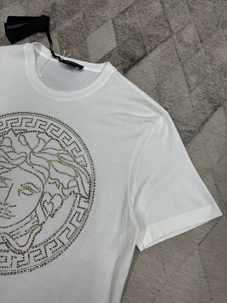 Versace Versace Full diamond Medusa T-shirt Size US M / EU 48-50 / 2 - 3 Thumbnail