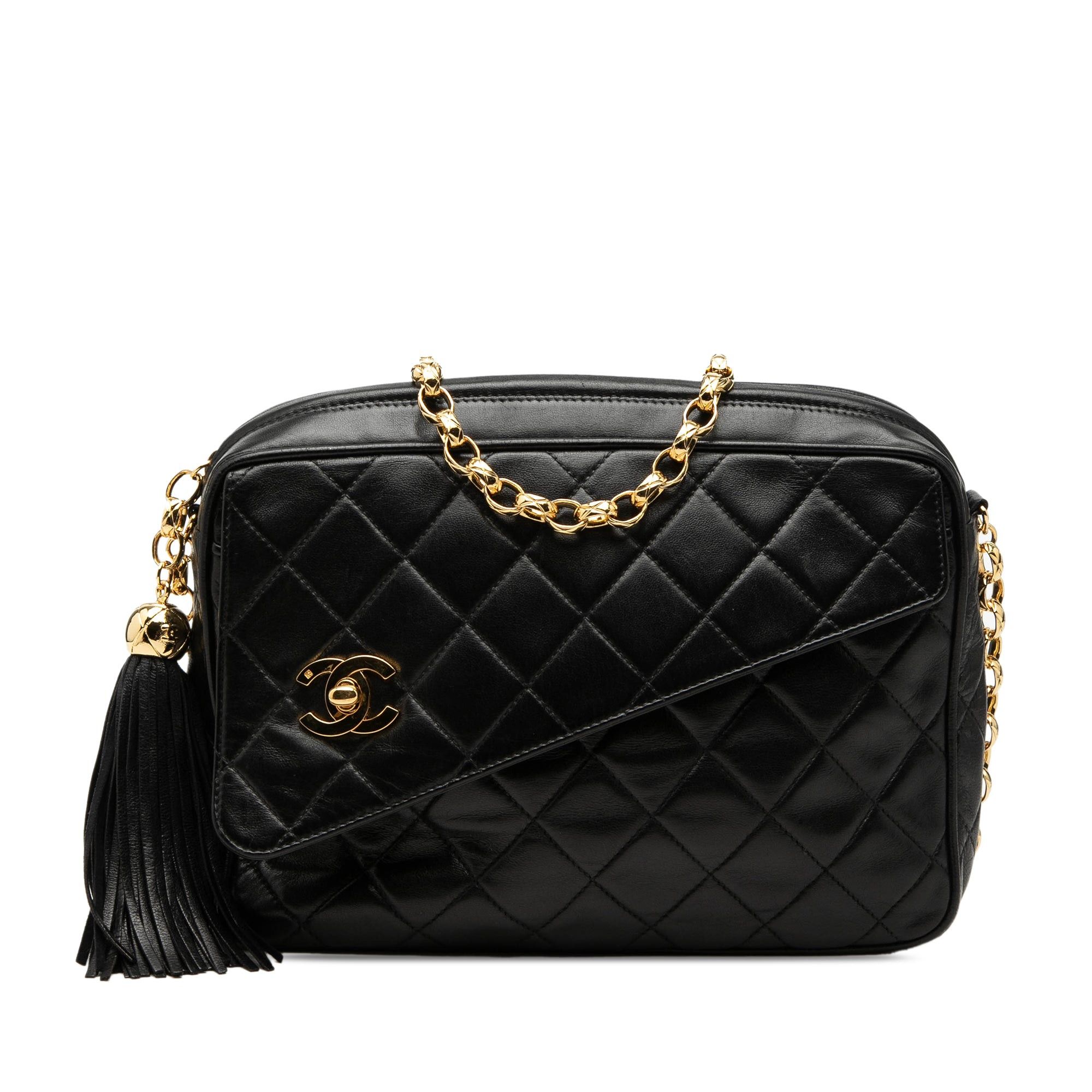 Chanel CC Quilted Lambskin Tassel Camera Bag Size ONE SIZE - 1 Thumbnail