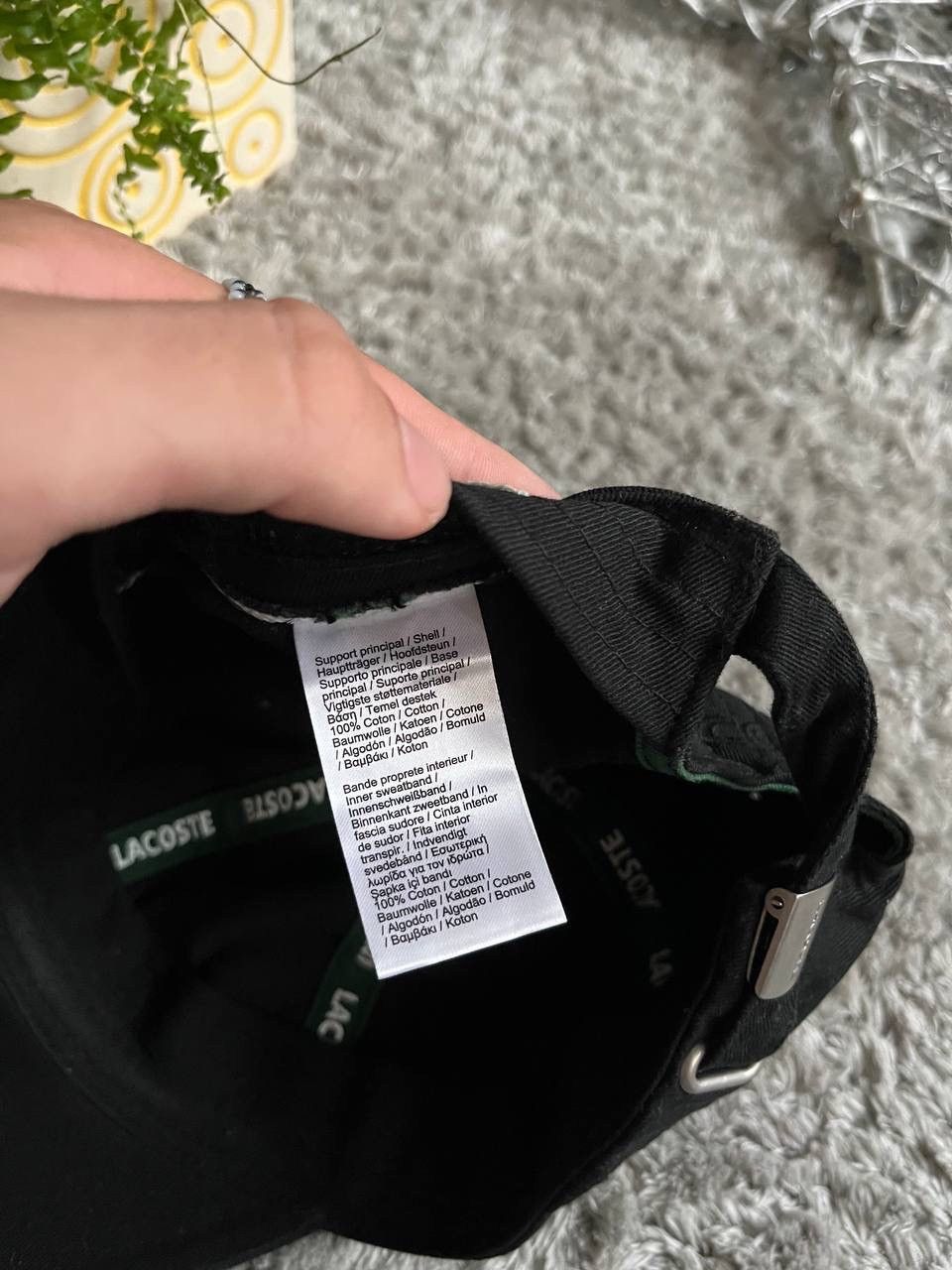 Lacoste × Vintage Cap Lacoste Logo Streetwear Vintage Rare Size ONE SIZE - 7 Thumbnail