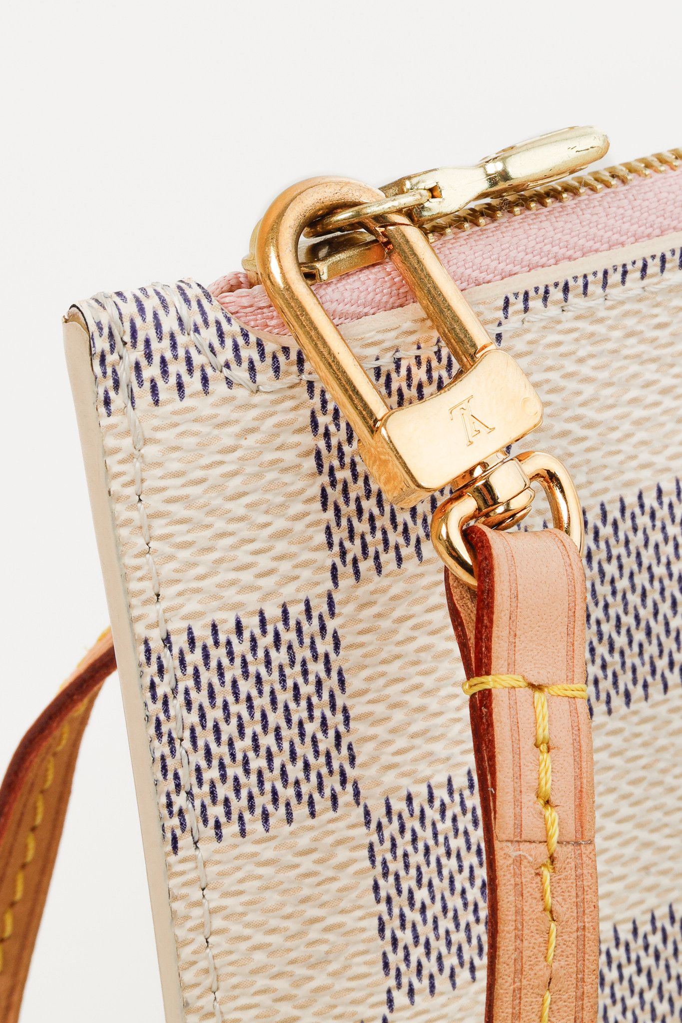 Louis Vuitton Louis Vuitton Damier Azur Neverfull Pochette Flat Pouch Size ONE SIZE - 7 Thumbnail