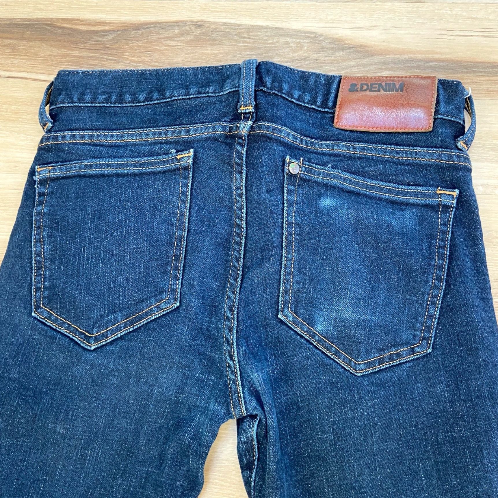 H&M H&M Jeans Mens 28 x 32 Slim Conscious & Denim Blue Dark Wash Button Fly Size US 28 / EU 44 - 7 Thumbnail