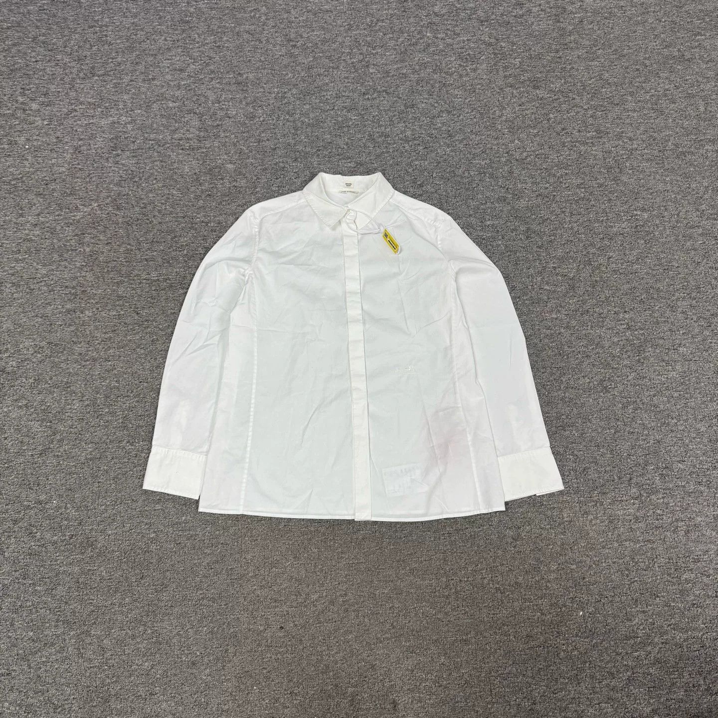 Hermes Hermes Embroidered Logo Long Sleeve Shirt Size XS / US 0-2 / IT 36-38 - 1 Thumbnail
