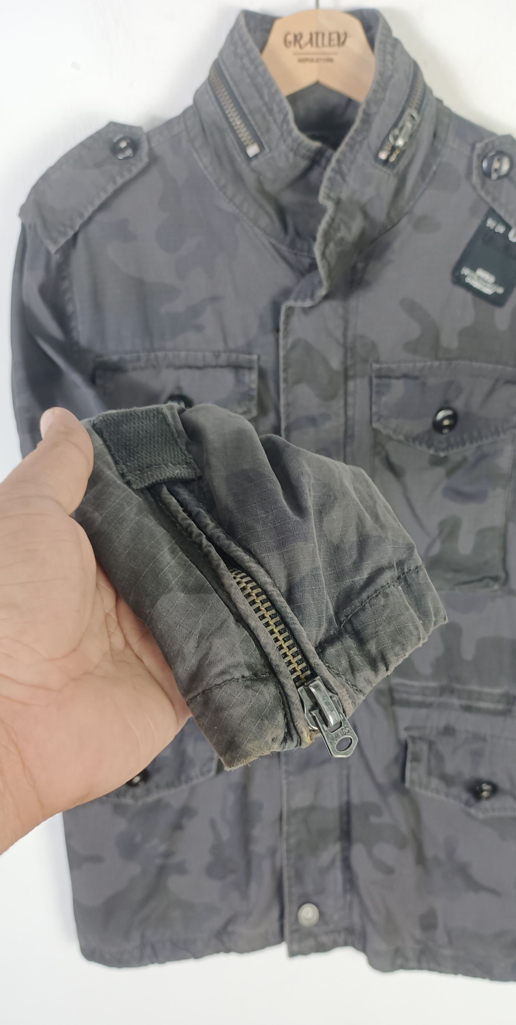 G-Star G Star Raw Denim Military Tactical Jacket Size US L / EU 52-54 / 3 - 10 Thumbnail
