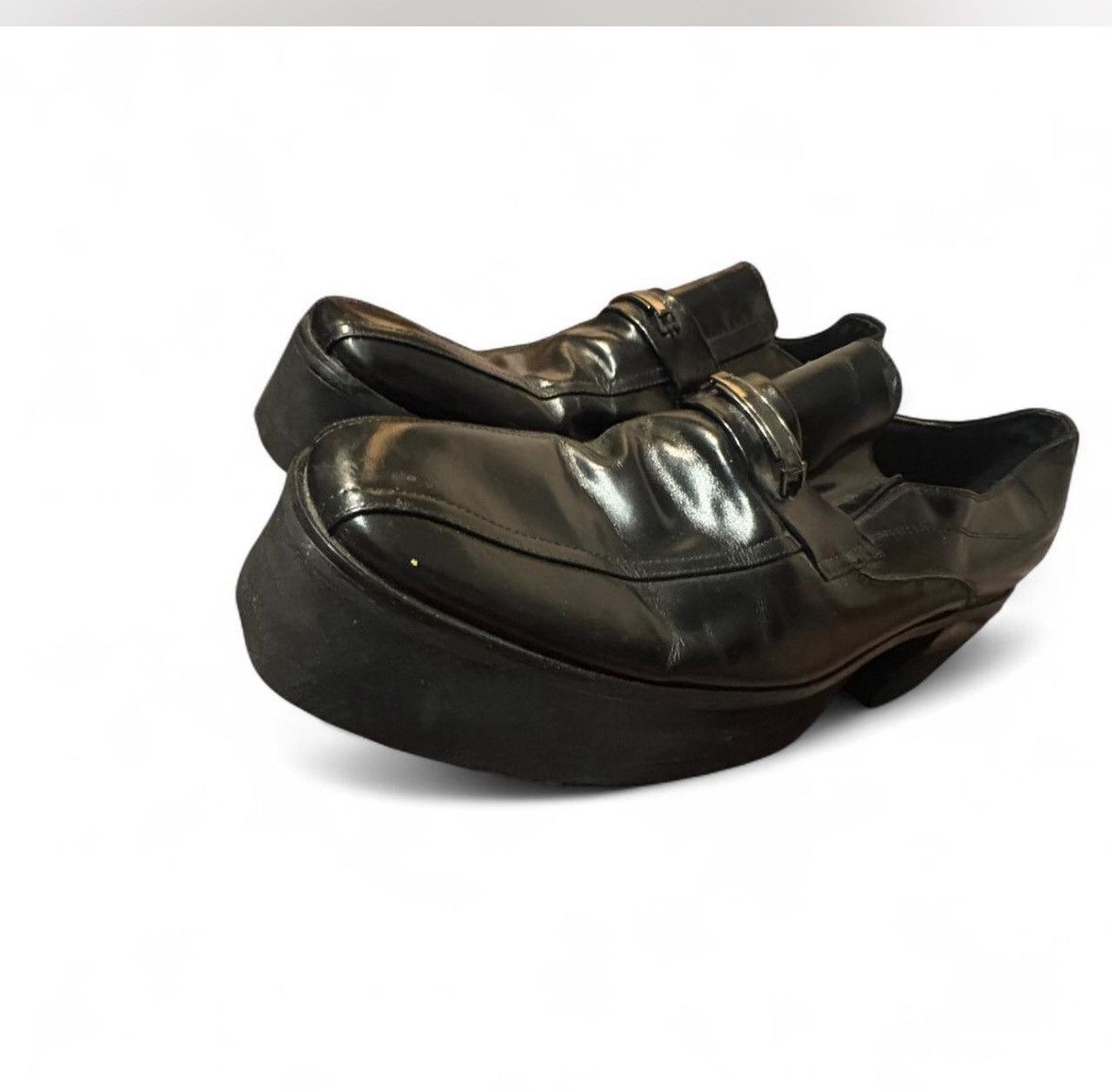 Other Versa black leather platforms Size US 10.5 / EU 43-44 - 2 Thumbnail