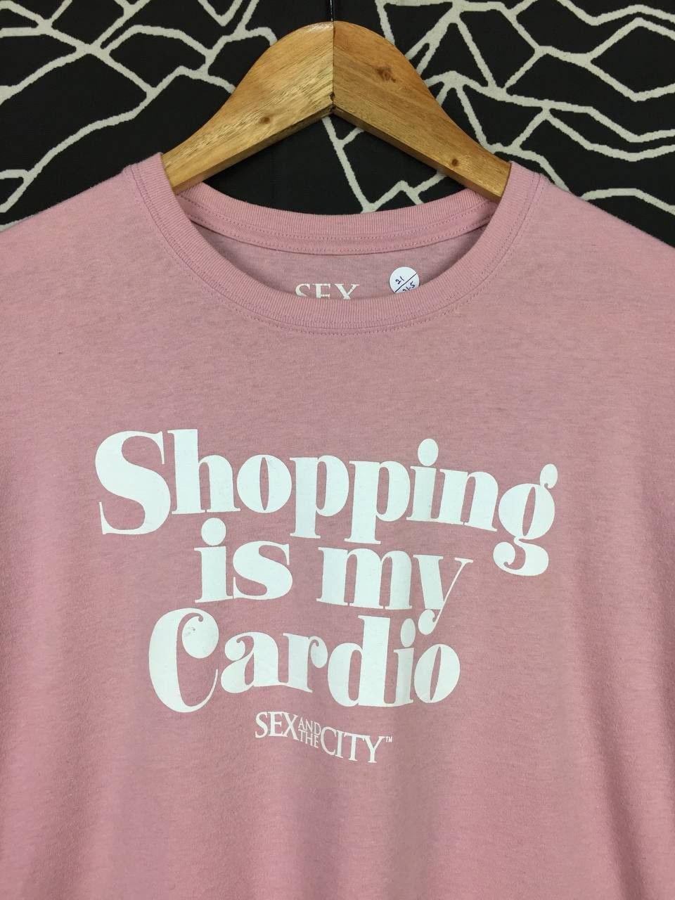 Vintage Sex And The City HBO TV Series Shopping Is My Cardio Tee Size M / US 6-8 / IT 42-44 - 3 Thumbnail