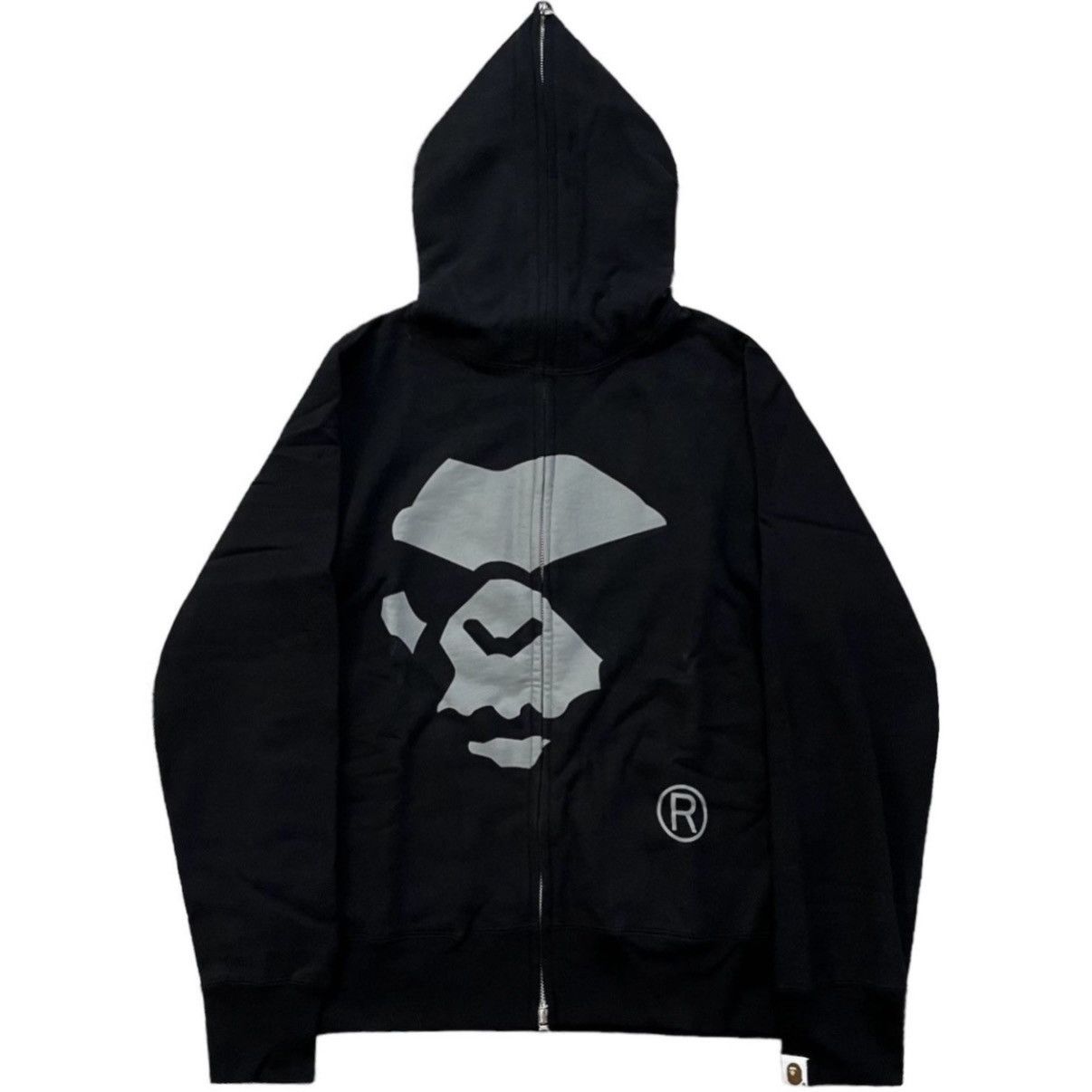 Bape Bape Angry Ape Black Full-Zip Hoodie Size US M / EU 48-50 / 2 - 1 Thumbnail