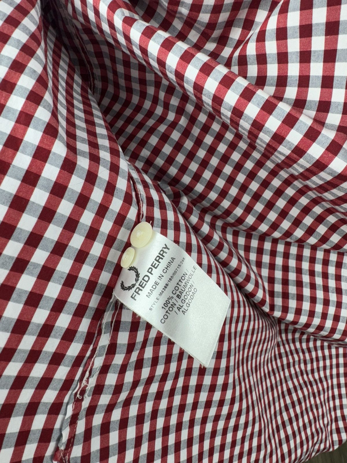 Fred Perry Fred Perry Plaid Long Sleeve Button Down Shirt size 38/96cn Size US M / EU 48-50 / 2 - 8 Thumbnail