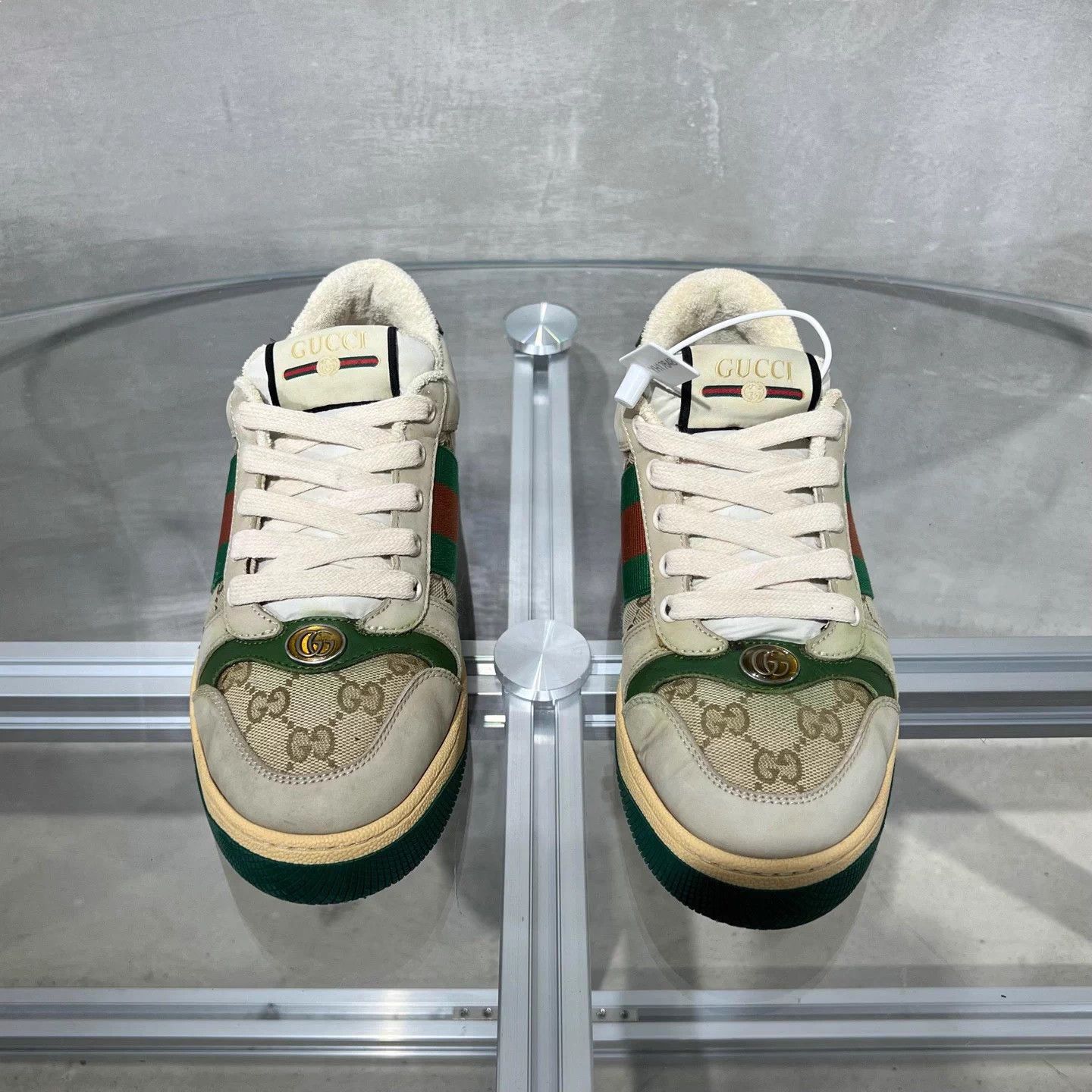 Gucci Gucci Rhyton green enamel EU 38.5 Size US 8.5 / IT 38.5 - 1 Thumbnail