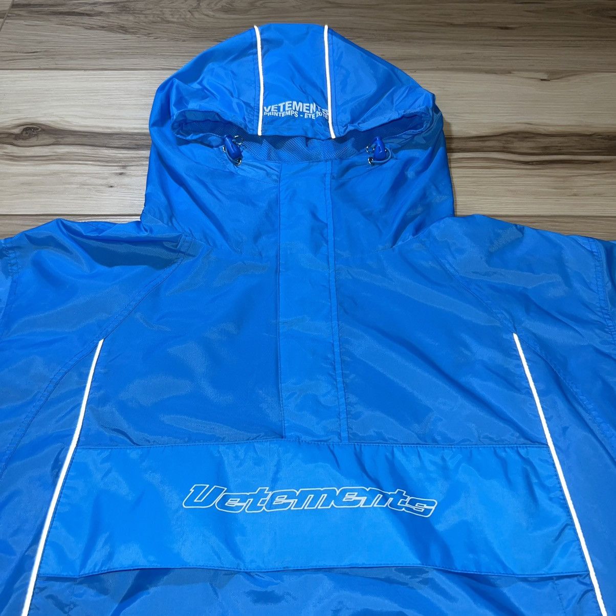 Vetements Vetements SS18 Pullover Windbreaker Anorak Blue Size US S / EU 44-46 / 1 - 15 Thumbnail