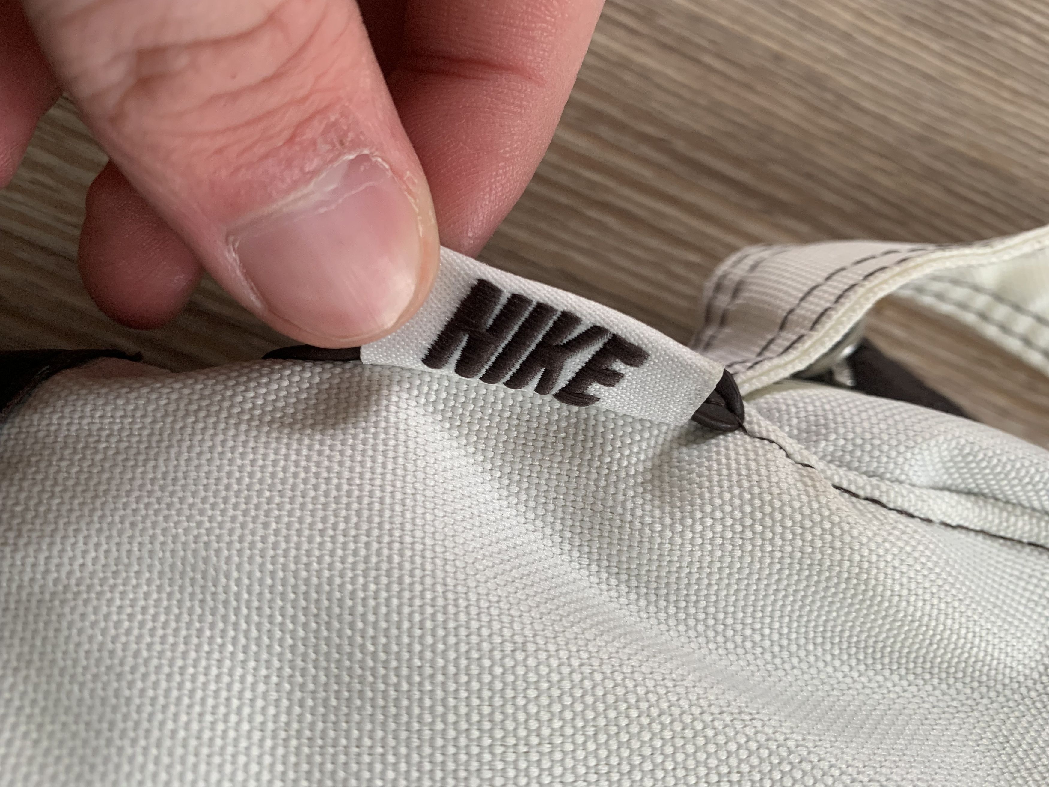 Nike Vintage Nike White Printed Messenger Bag Size ONE SIZE - 9 Thumbnail
