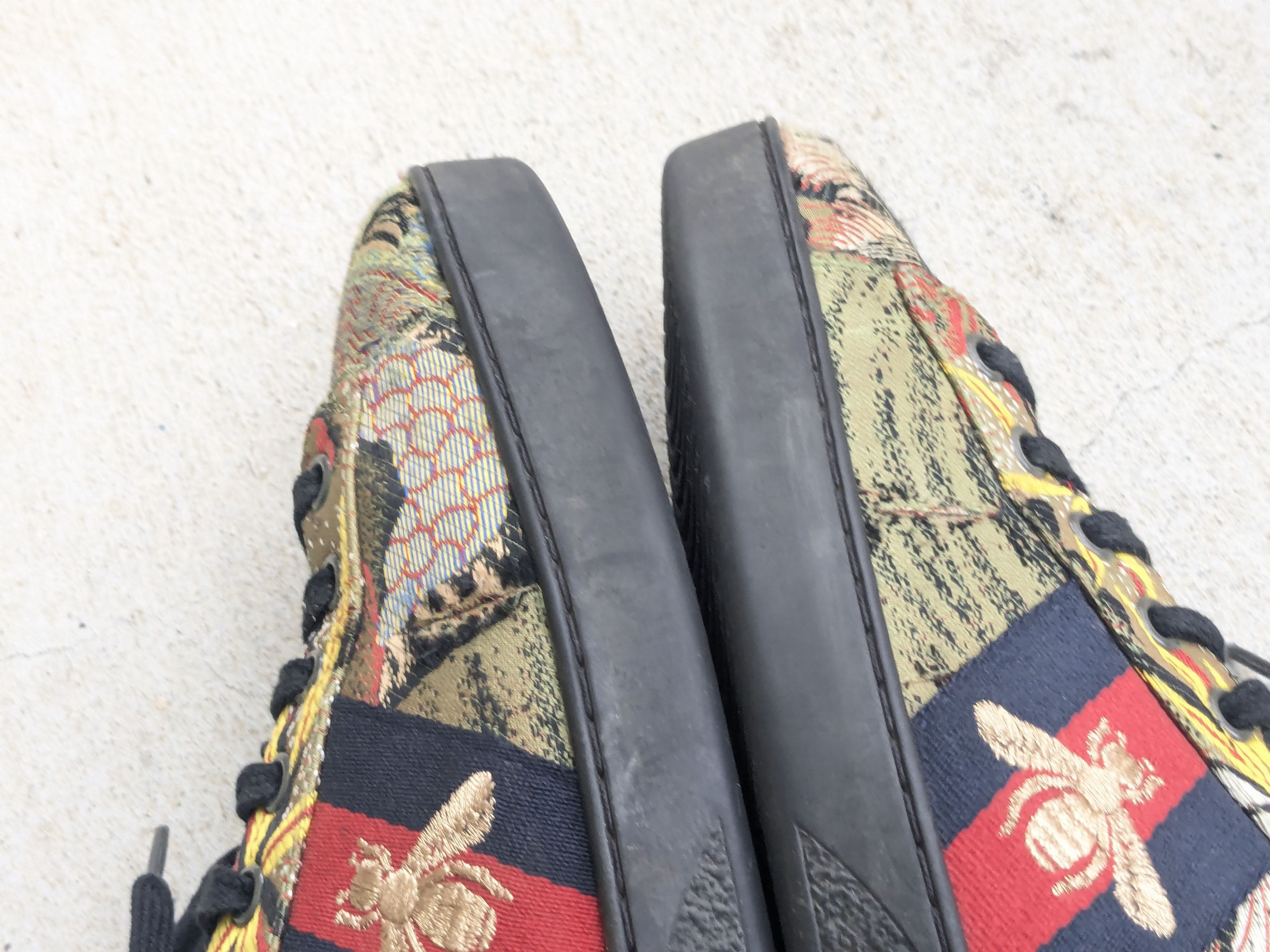 Gucci Gucci Ace Sneakers Silk Jacquard 11 Tiger Size US 11 / EU 44 - 7 Thumbnail