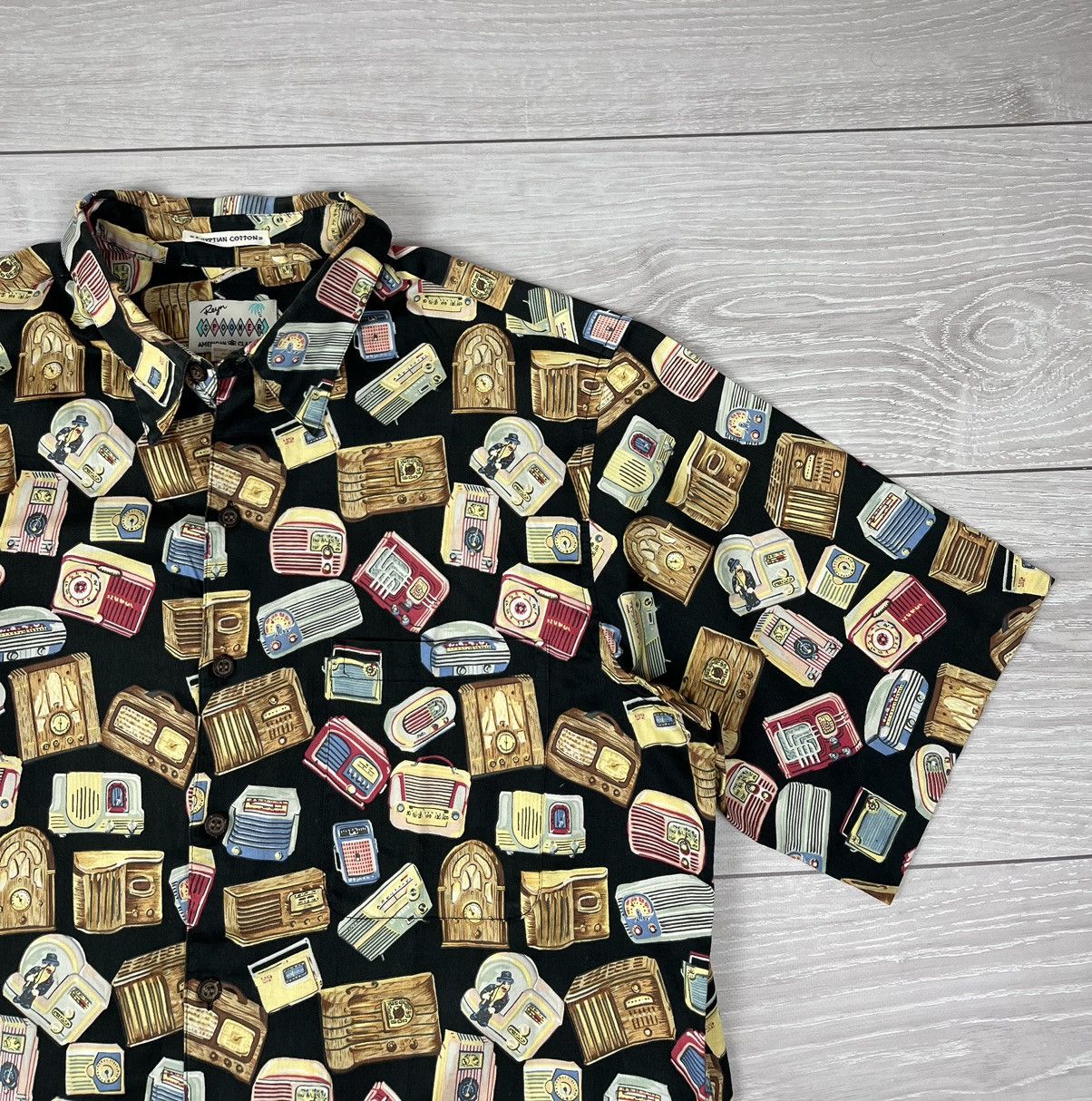 Reyn Spooner Reyn Spooner Egyptian Cotton Over Print Hawaiian Shirt Size US L / EU 52-54 / 3 - 4 Thumbnail