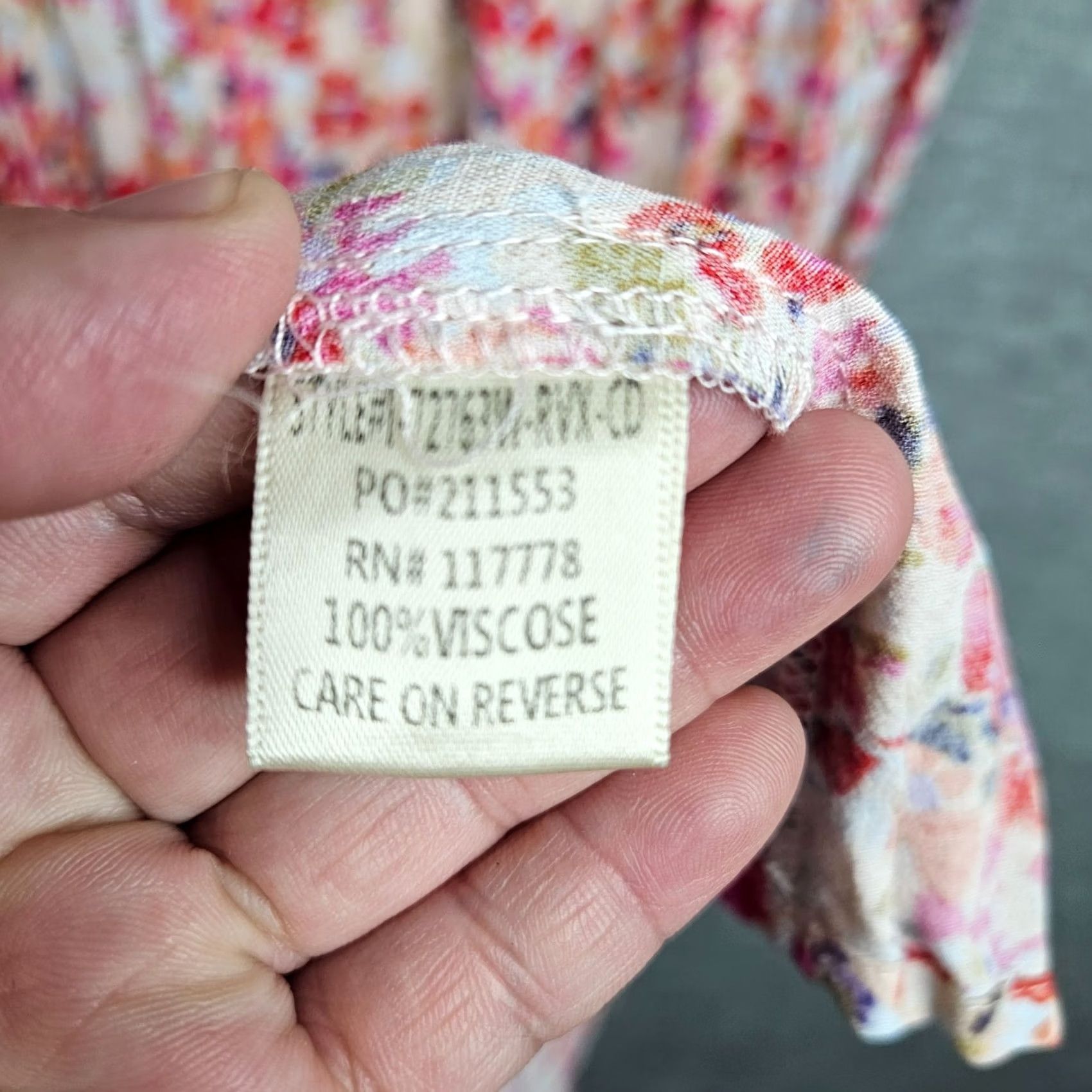 Vintage Love Stitch Women's Pink Floral Maxi Short Sleeve Dress L Size 36" / US 14 / IT 50 - 4 Thumbnail