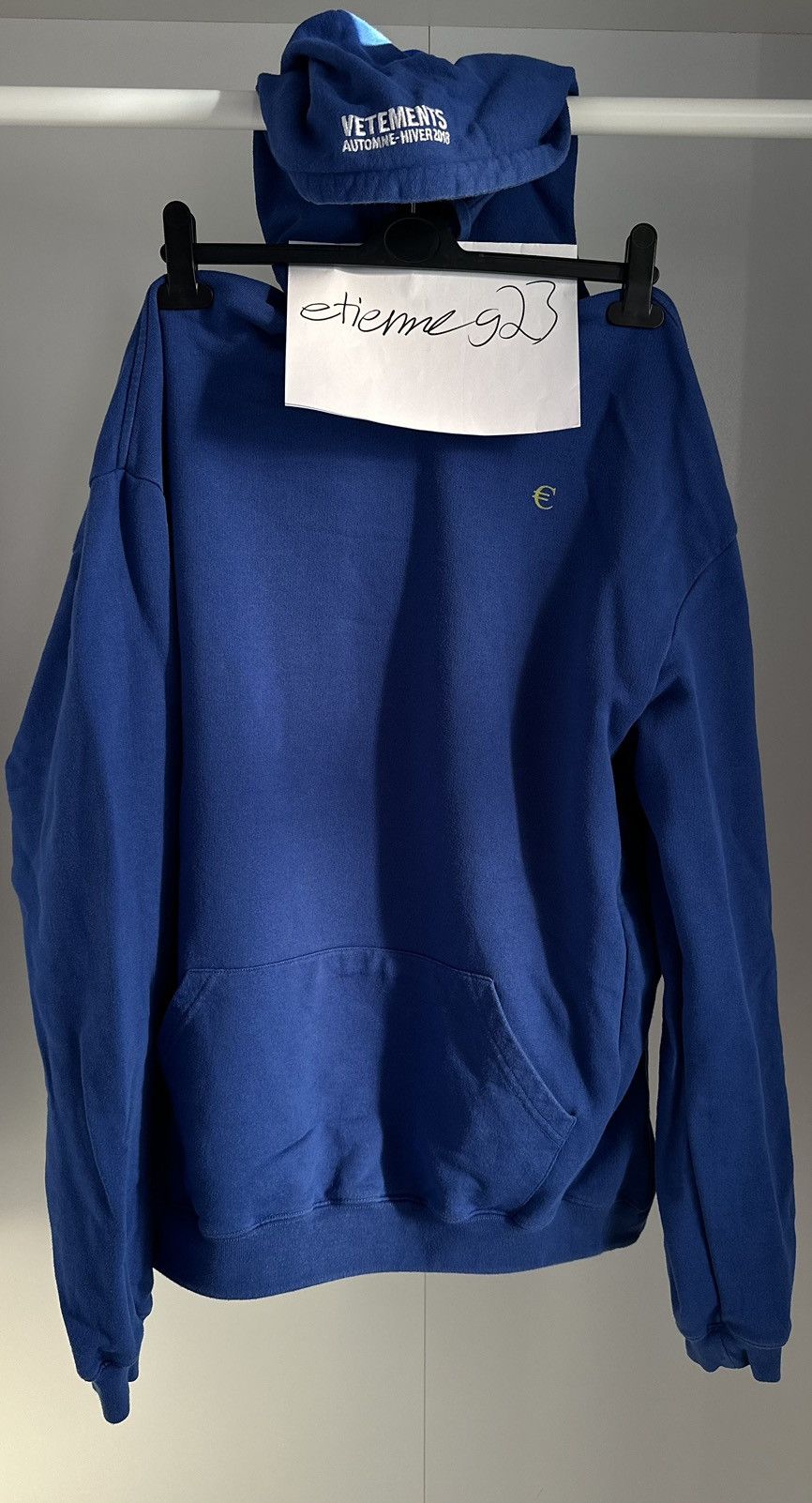 Vetements AW 2018 Europe Hoodie