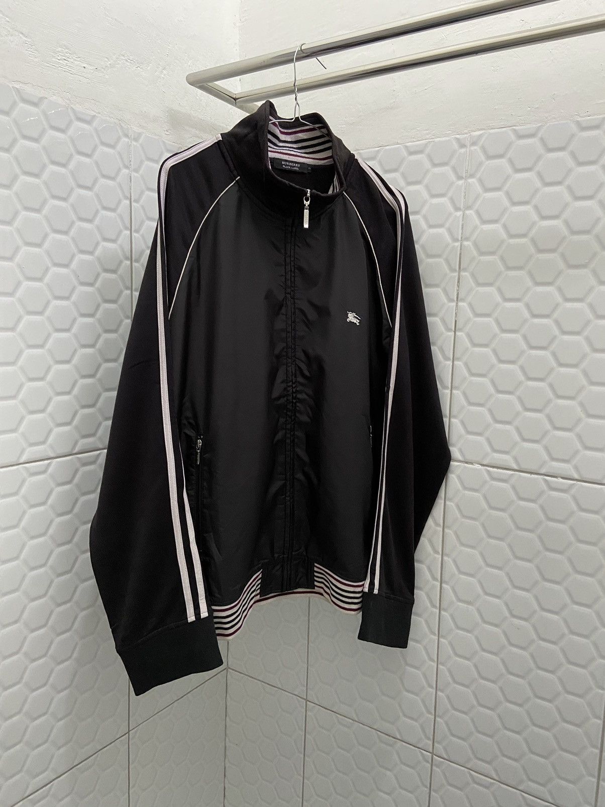 Burberry Burberry Black Label Track Top Jacket Size US M / EU 48-50 / 2 - 2 Thumbnail
