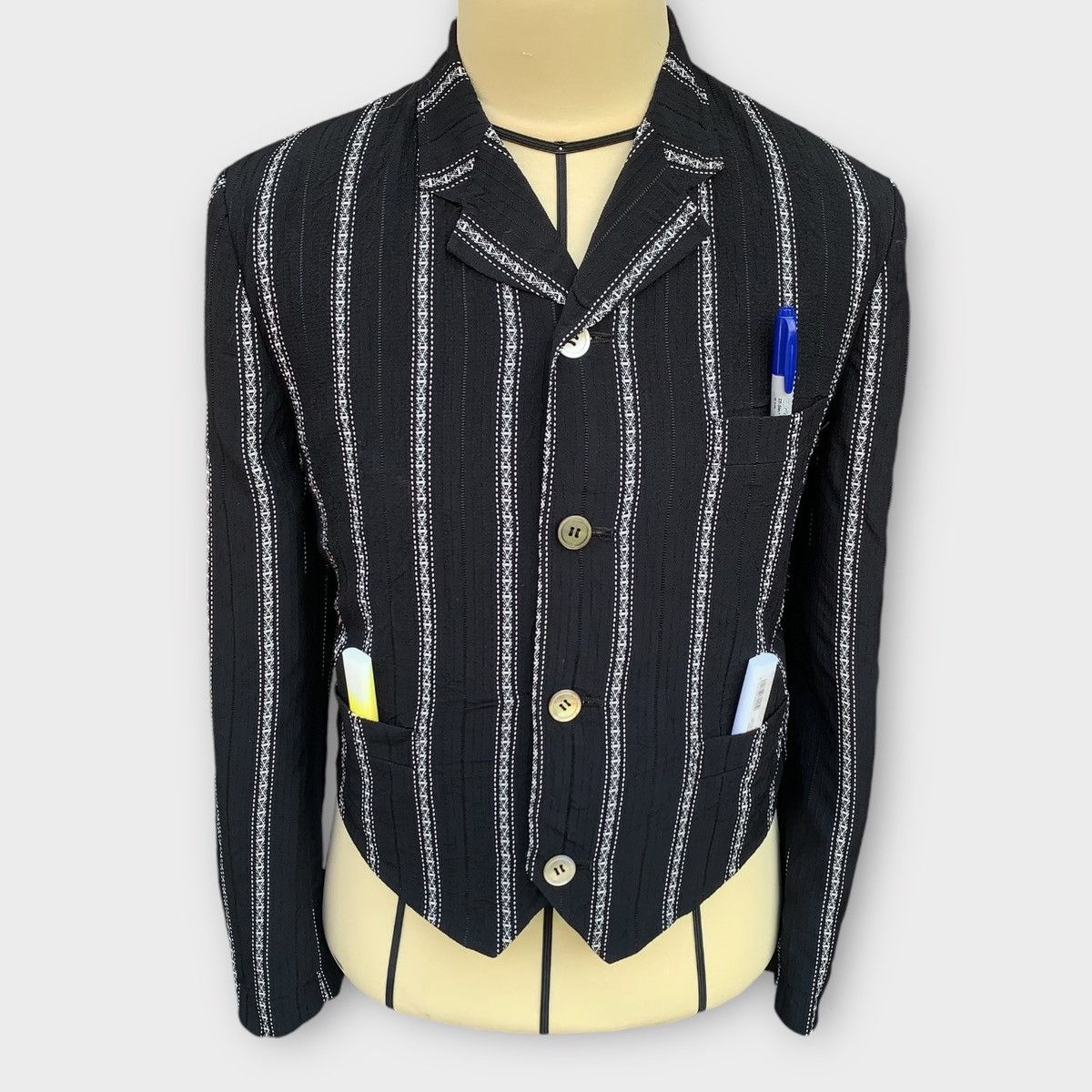 Comme des Garcons AD1989 Tricot Comme Des Garcons Cropped Cardigan Jacket Size M / US 6-8 / IT 42-44 - 5 Thumbnail