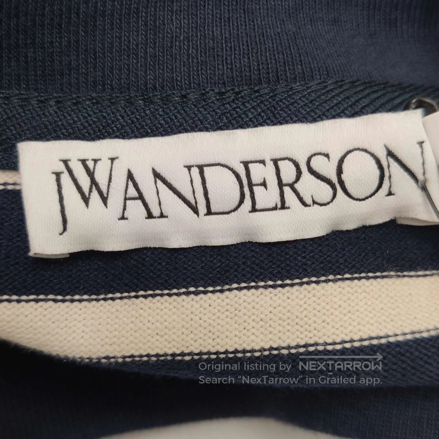 JW Anderson J.W.Anderson XS Cotton Colorblock Stripe Crewneck T-Shirt. Size US XS / EU 42 / 0 - 4 Thumbnail