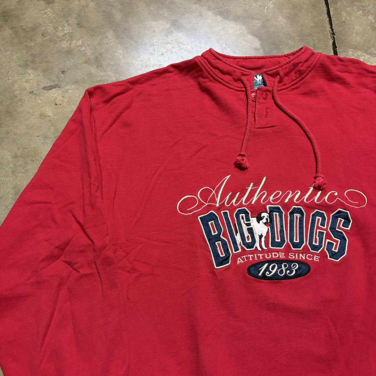 Big Dogs Vintage 90s Big Dogs Santa Barbara Sweatshirt Mock Neck Size US L / EU 52-54 / 3 - 3 Thumbnail