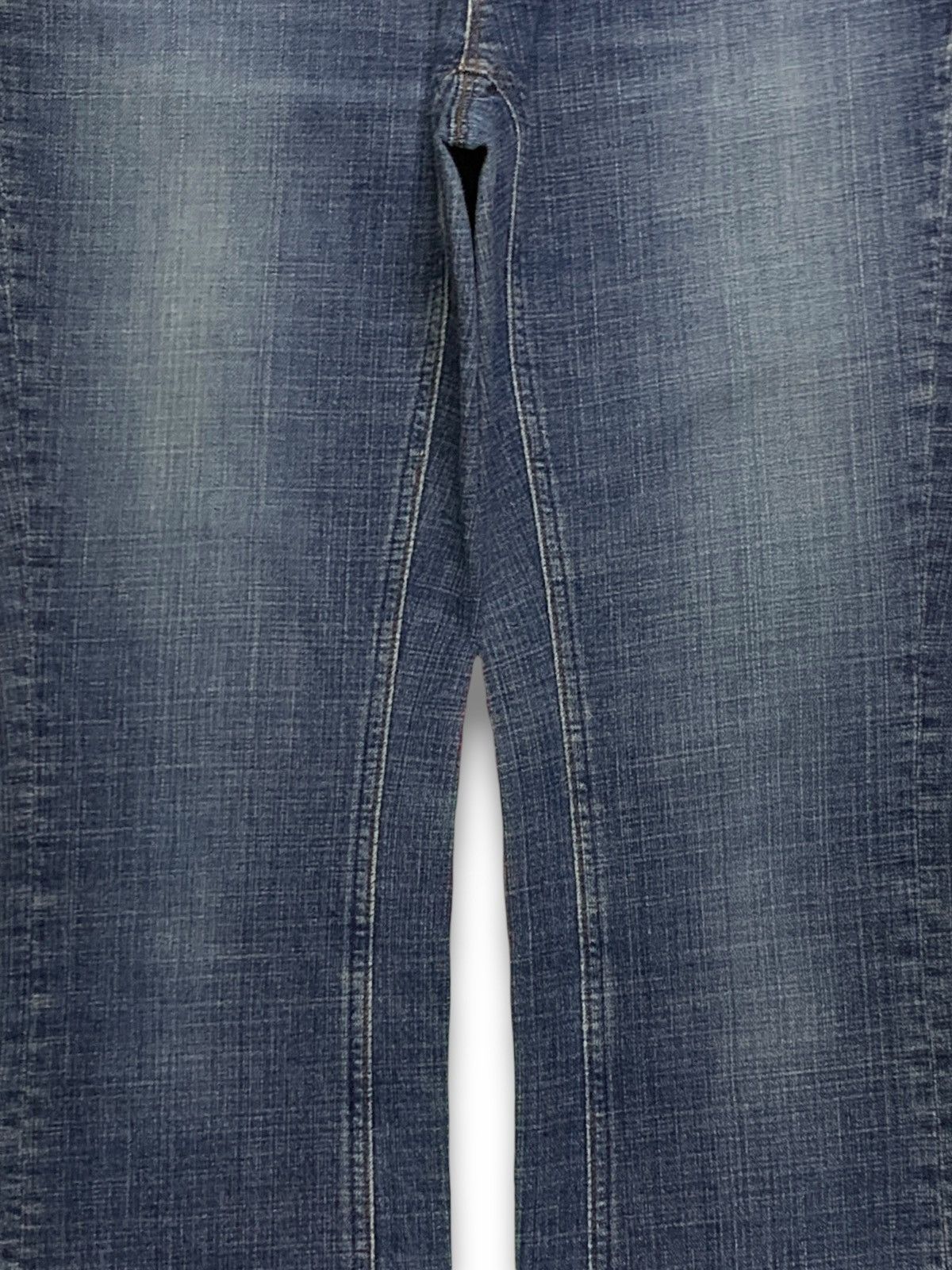 Japanese Brand Vintage Japanese Brand Faded Wash Flare Style Jeans Size 31" - 5 Thumbnail