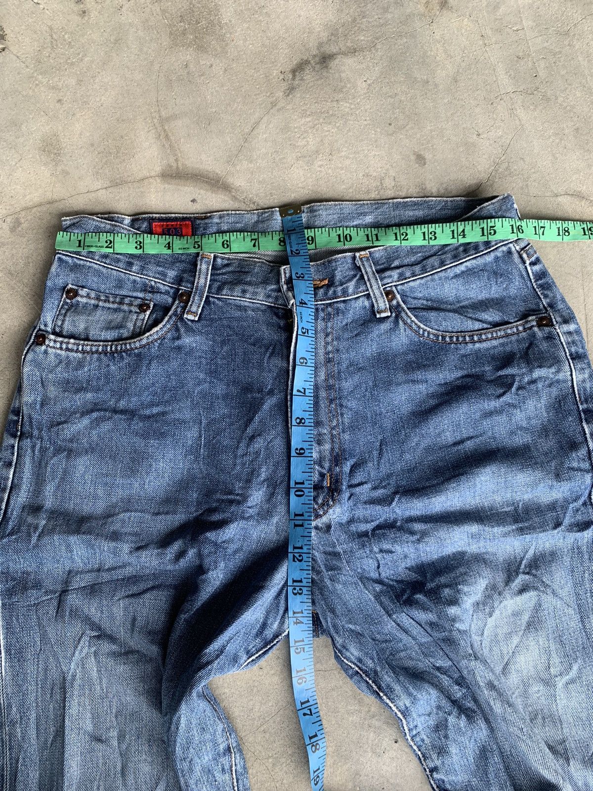 Edwin Edwin 503Z dirty denim. Size US 32 / EU 48 - 7 Thumbnail
