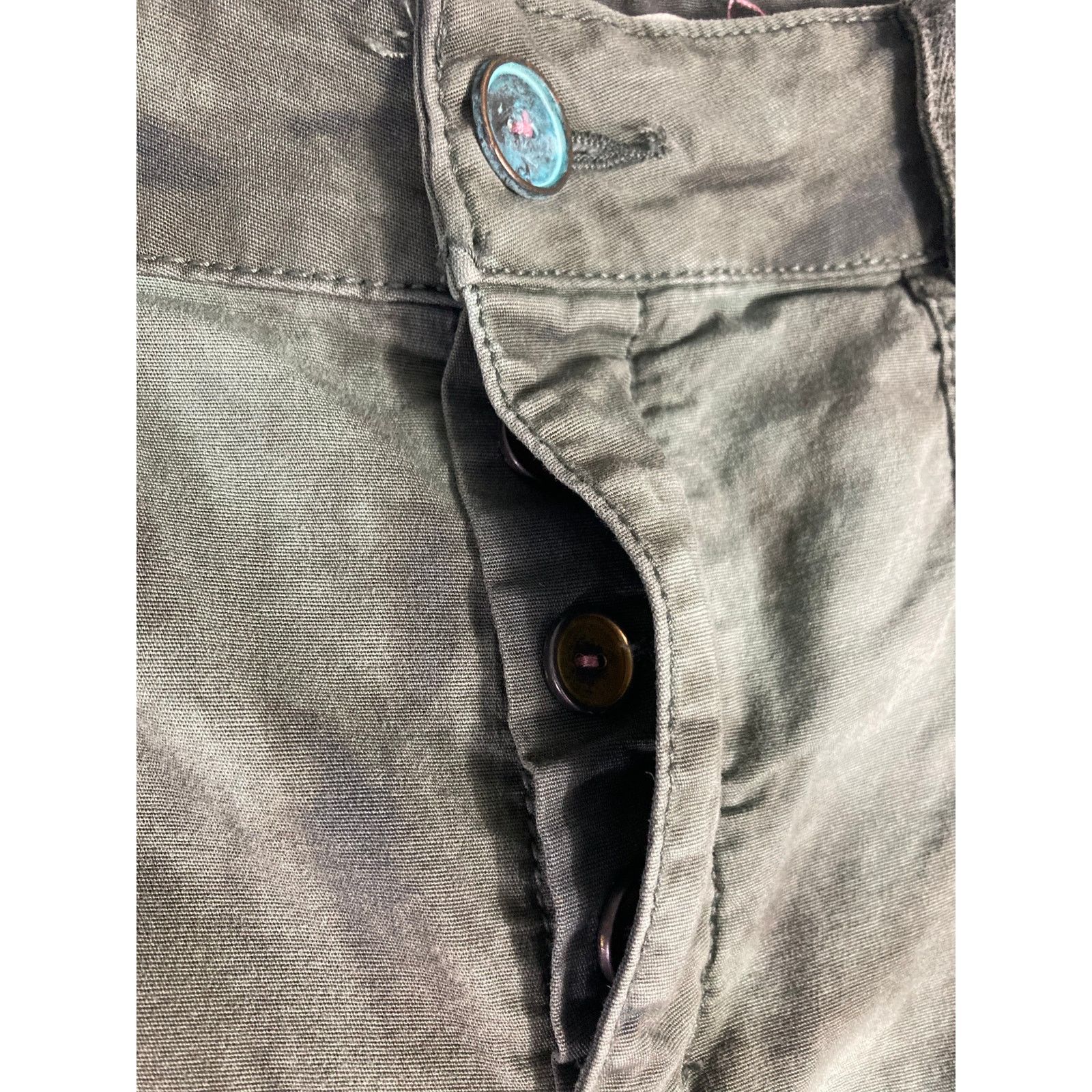 Other Womens Cargo Pants Size 31 Green Comfortable Size 31" - 10 Thumbnail