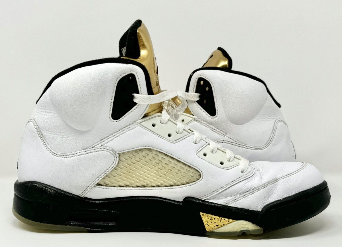 Jordan Brand × Nike Nike Air Jordan V 5 Olympic Gold 2016 Retro size 13 Size US 13 / EU 46 - 6 Thumbnail