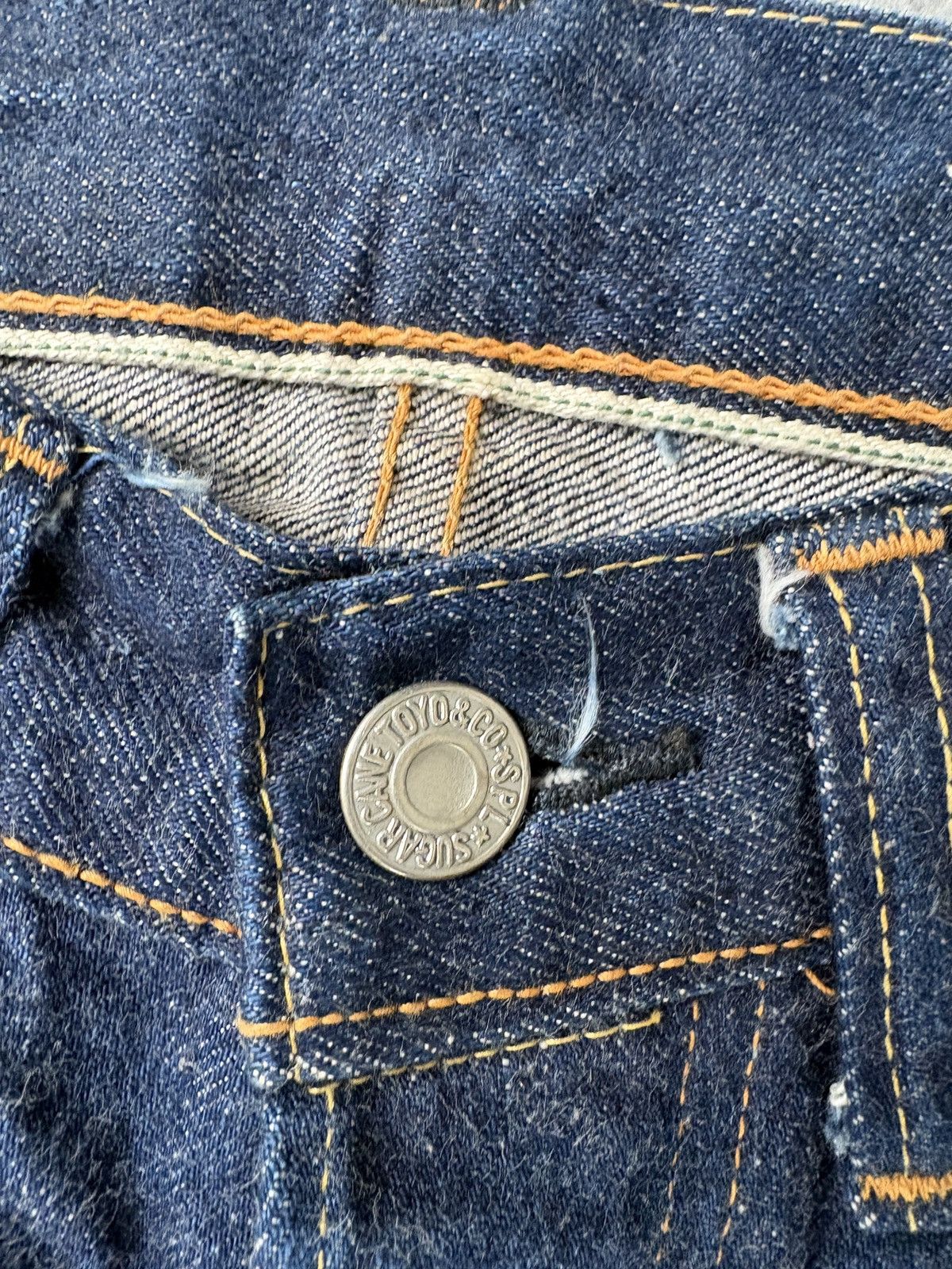 Sugar Cane Sugarcane Archive Selvedge Straight Leg Jeans Indigo Size US 28 / EU 44 - 3 Thumbnail