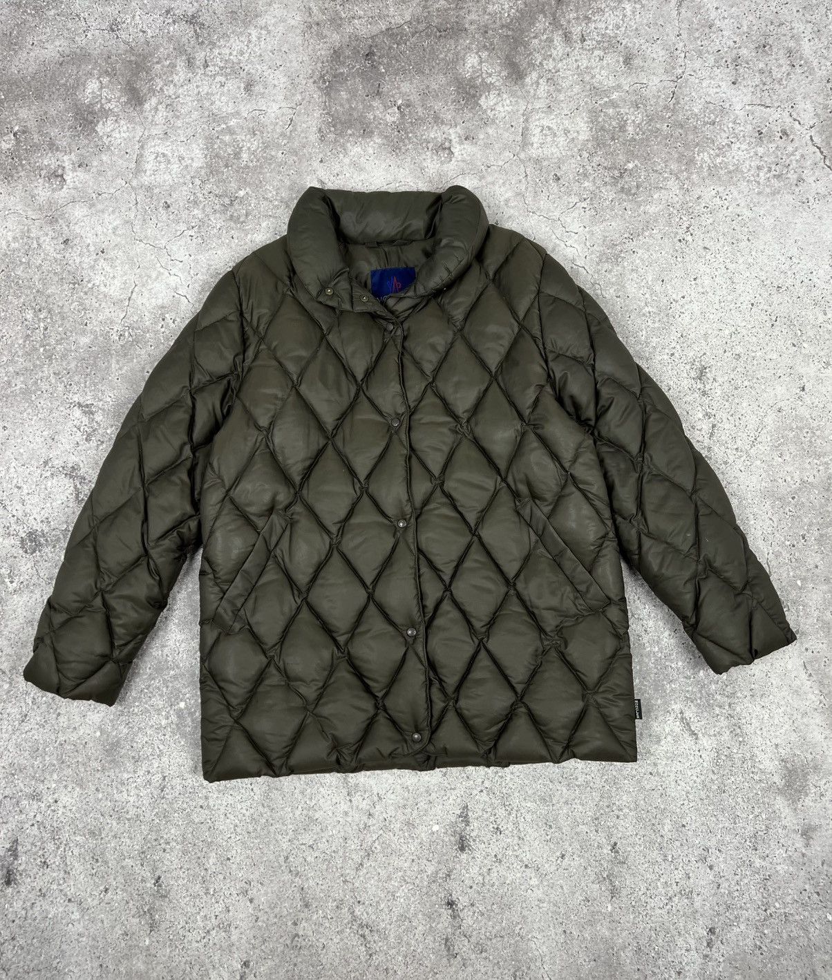 Moncler Vintage Moncler Down Quilted Jacket Button Size L / US 10 / IT 46 - 1 Thumbnail