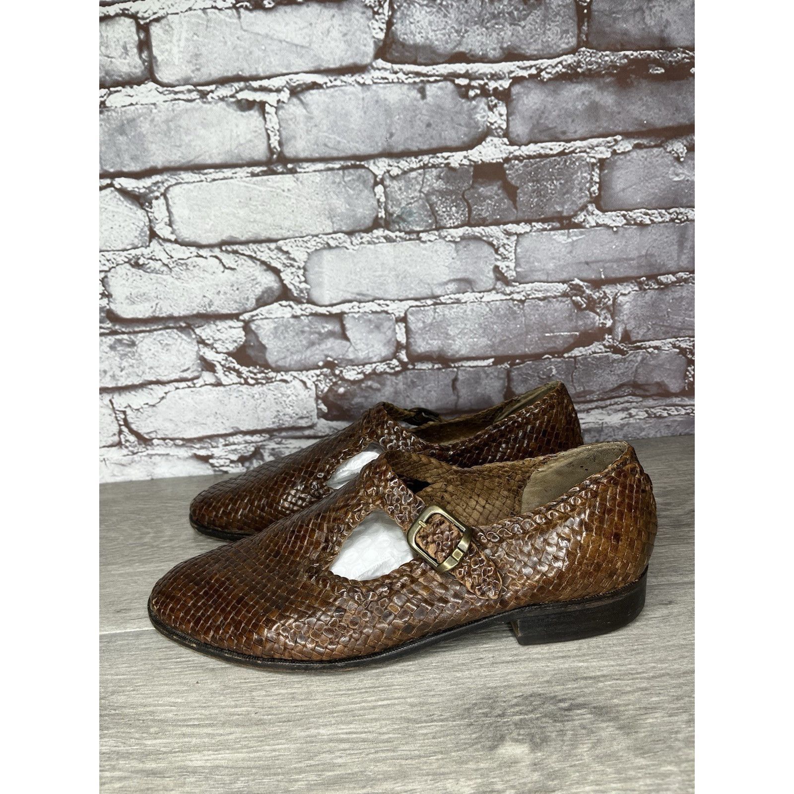 Bally VTG Bally Seville Leather Woven Monk Strap Loafers Shoes Bro Size US 8.5 / EU 41-42 - 11 Thumbnail