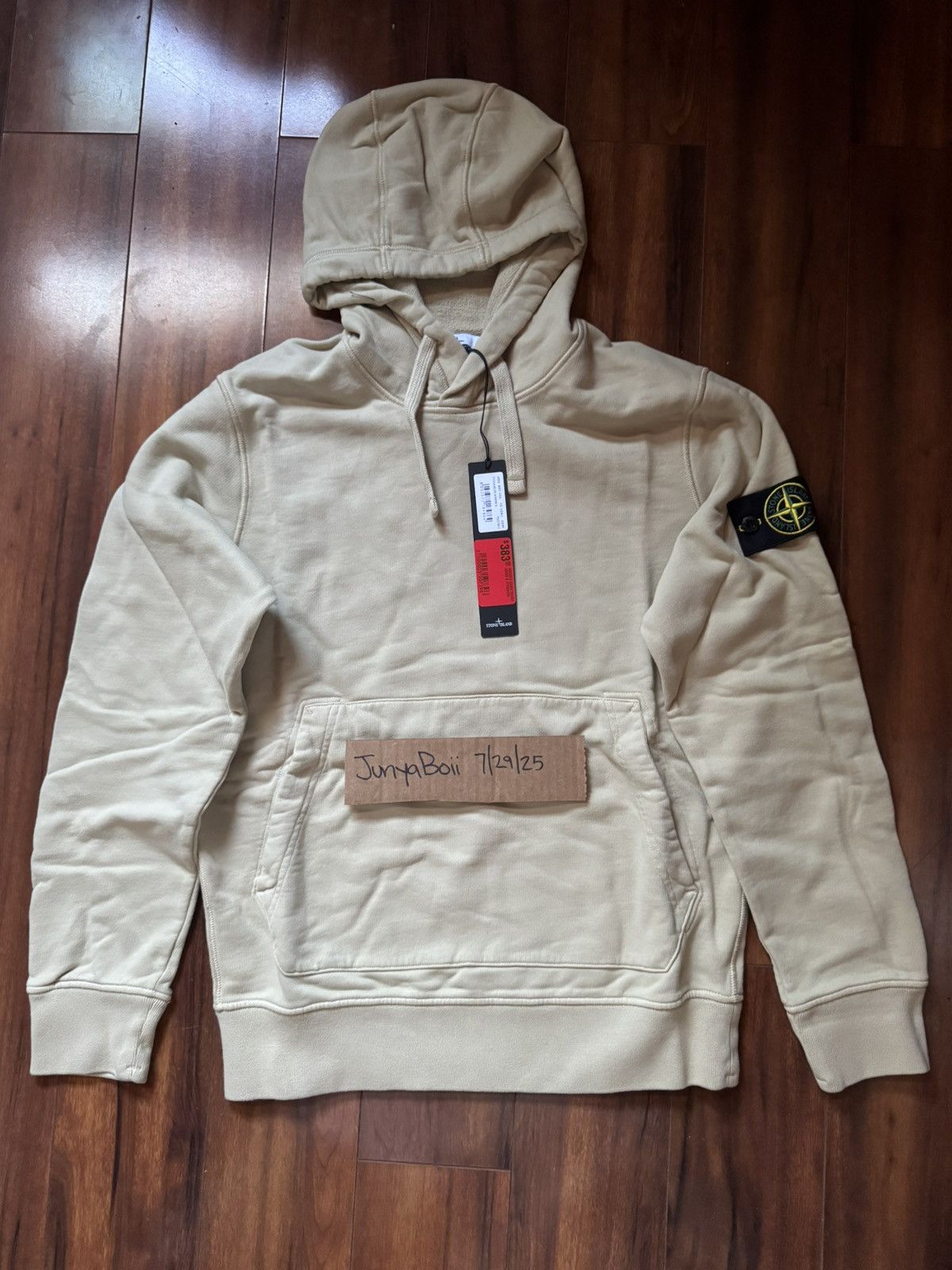 Stone Island Stone Island 771564120-V0090 Beige Hooded Sweatshirt Small Size US S / EU 44-46 / 1 - 1 Thumbnail