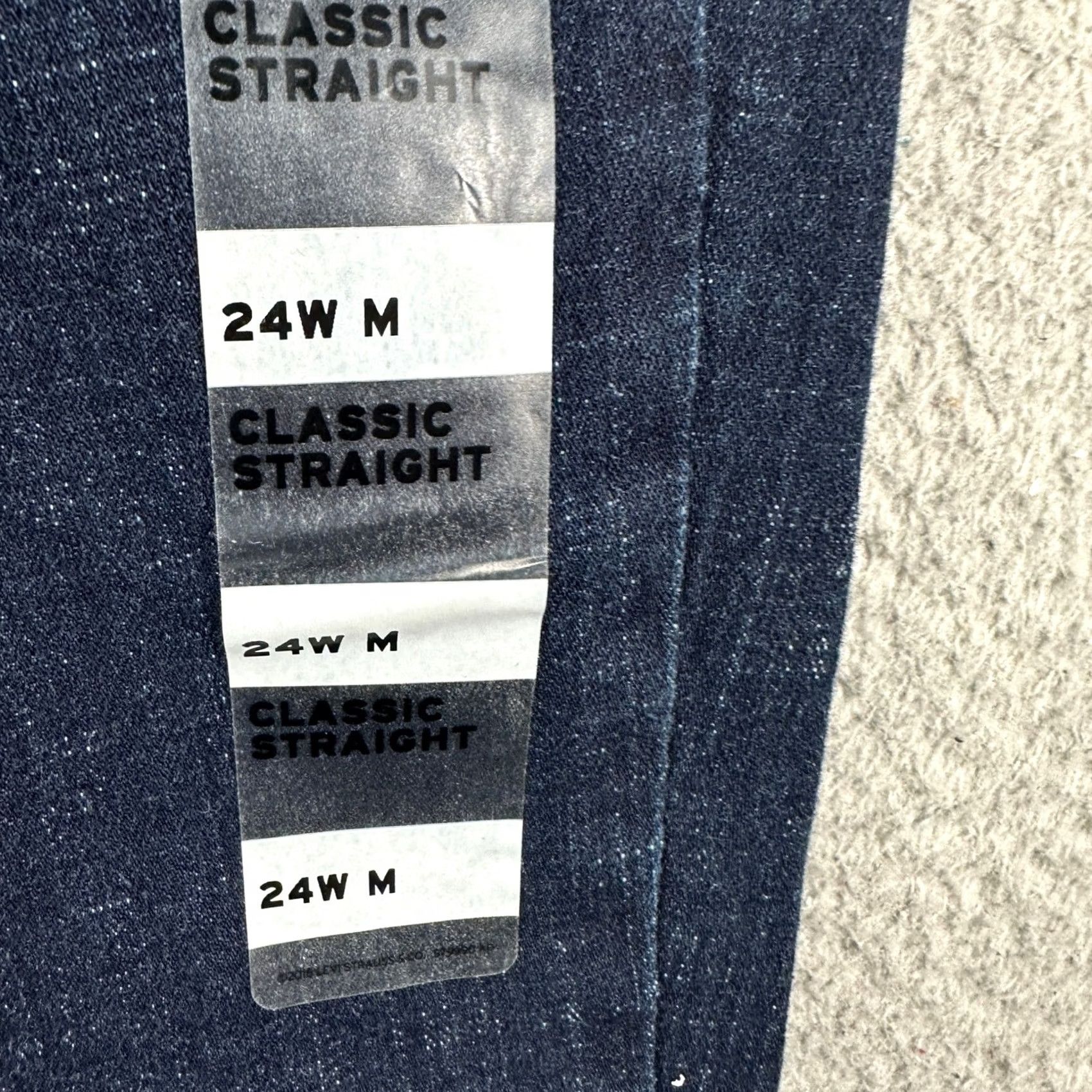 Levi's Levis Jeans Blue Mid Rise 5 Pockets Classic Straight Womens Denim NEW Size 42" / US 20 - 7 Thumbnail